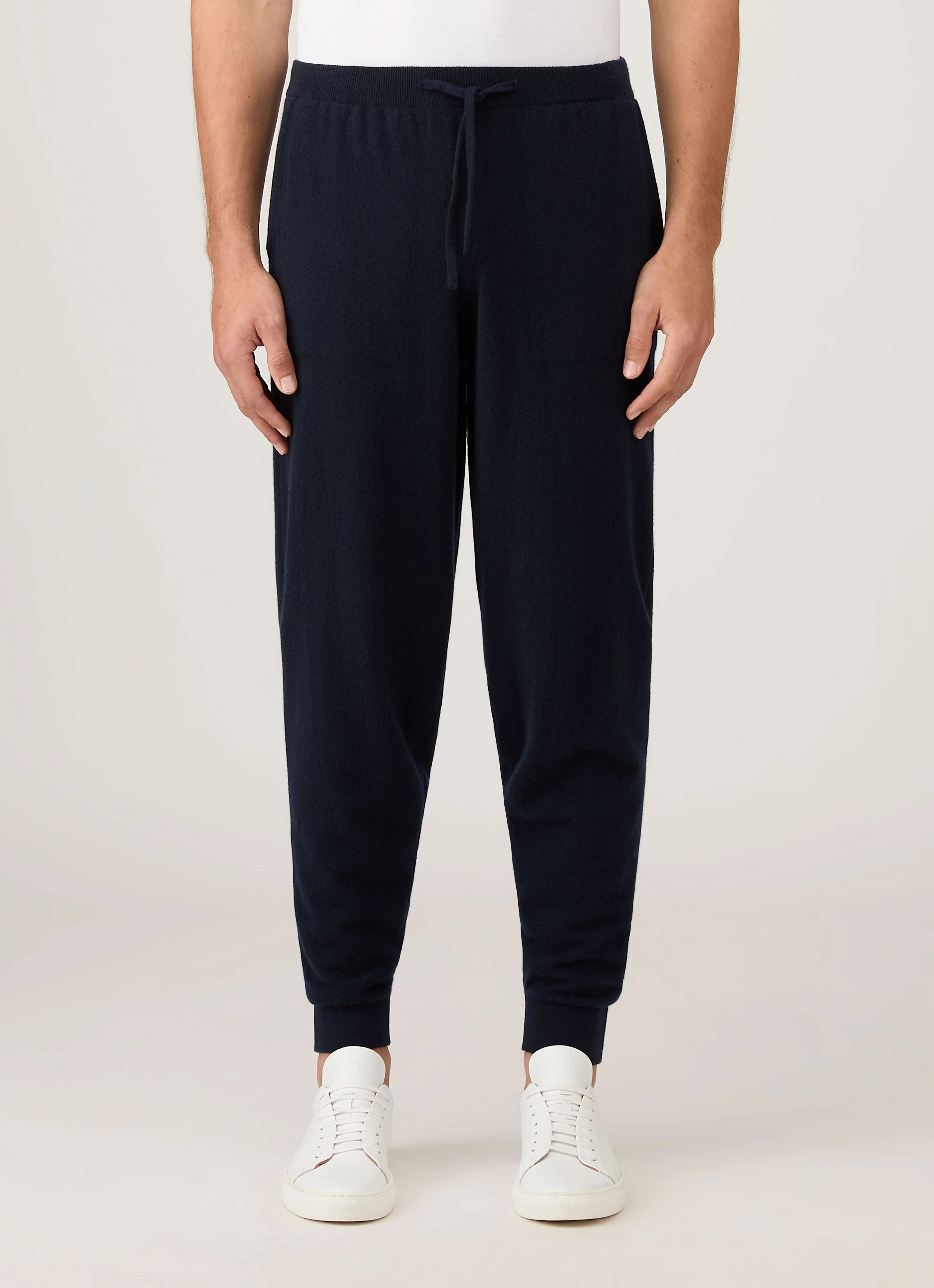 Men's Cashmere Lounge Pant in Navy - Image 2