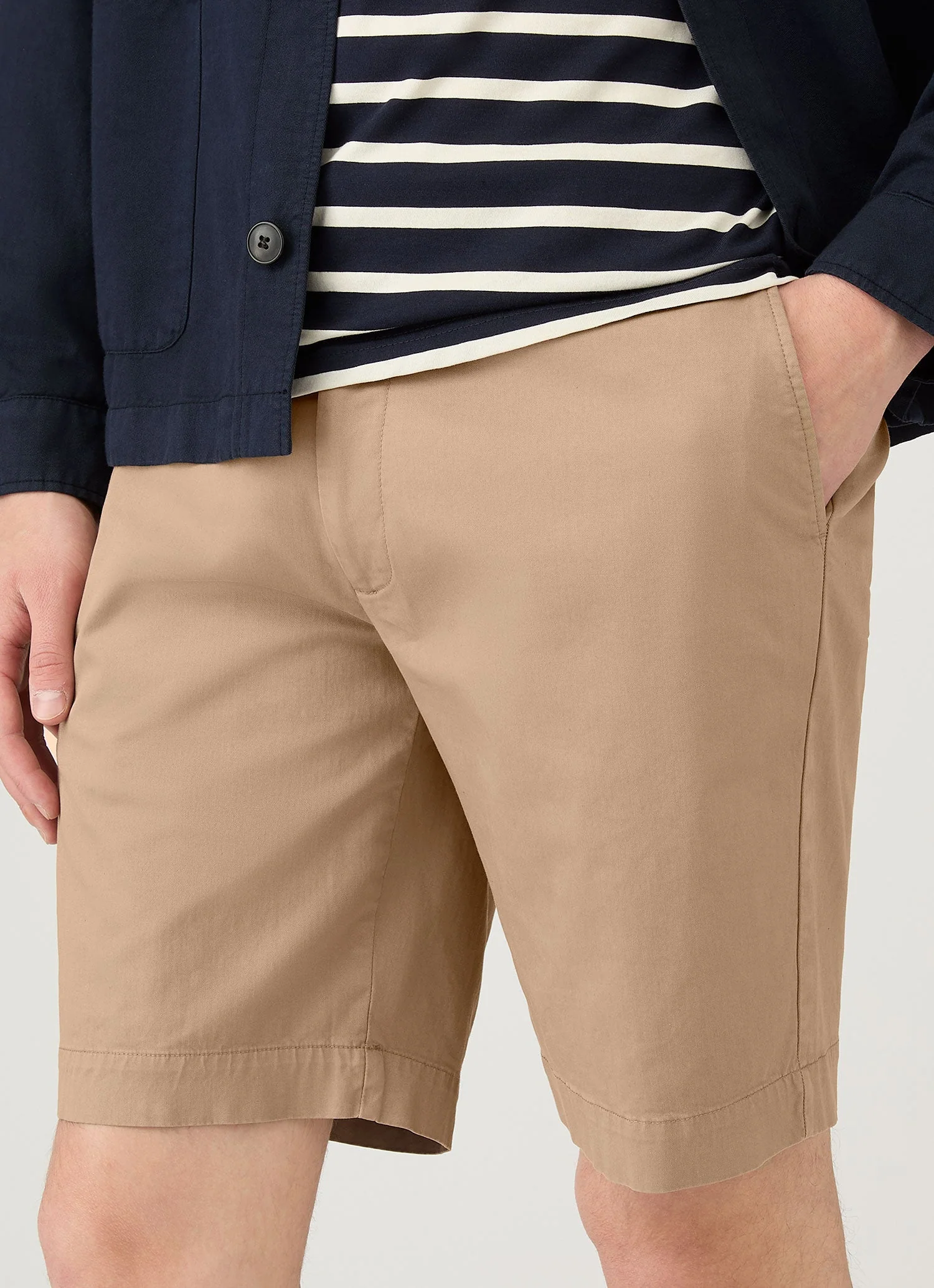Men's Chino Shorts in Dark Stone - Image 6