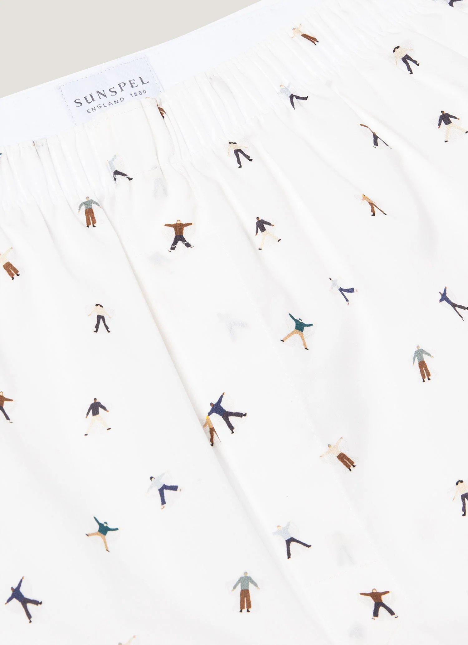 Men's Classic Boxer Short in Snow Angel Print - Image 4