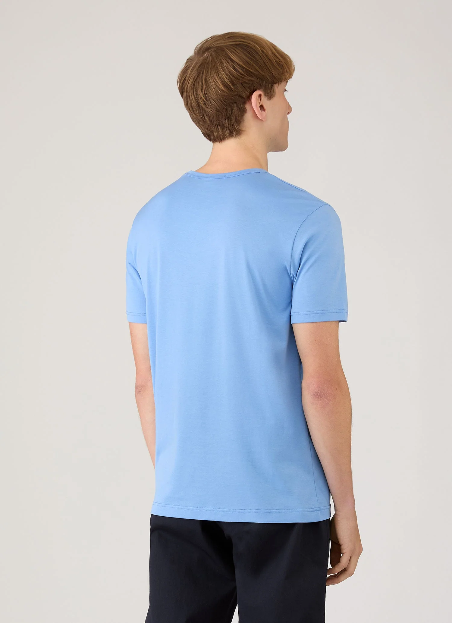 Men's Classic T-shirt in Azure Blue - Image 5