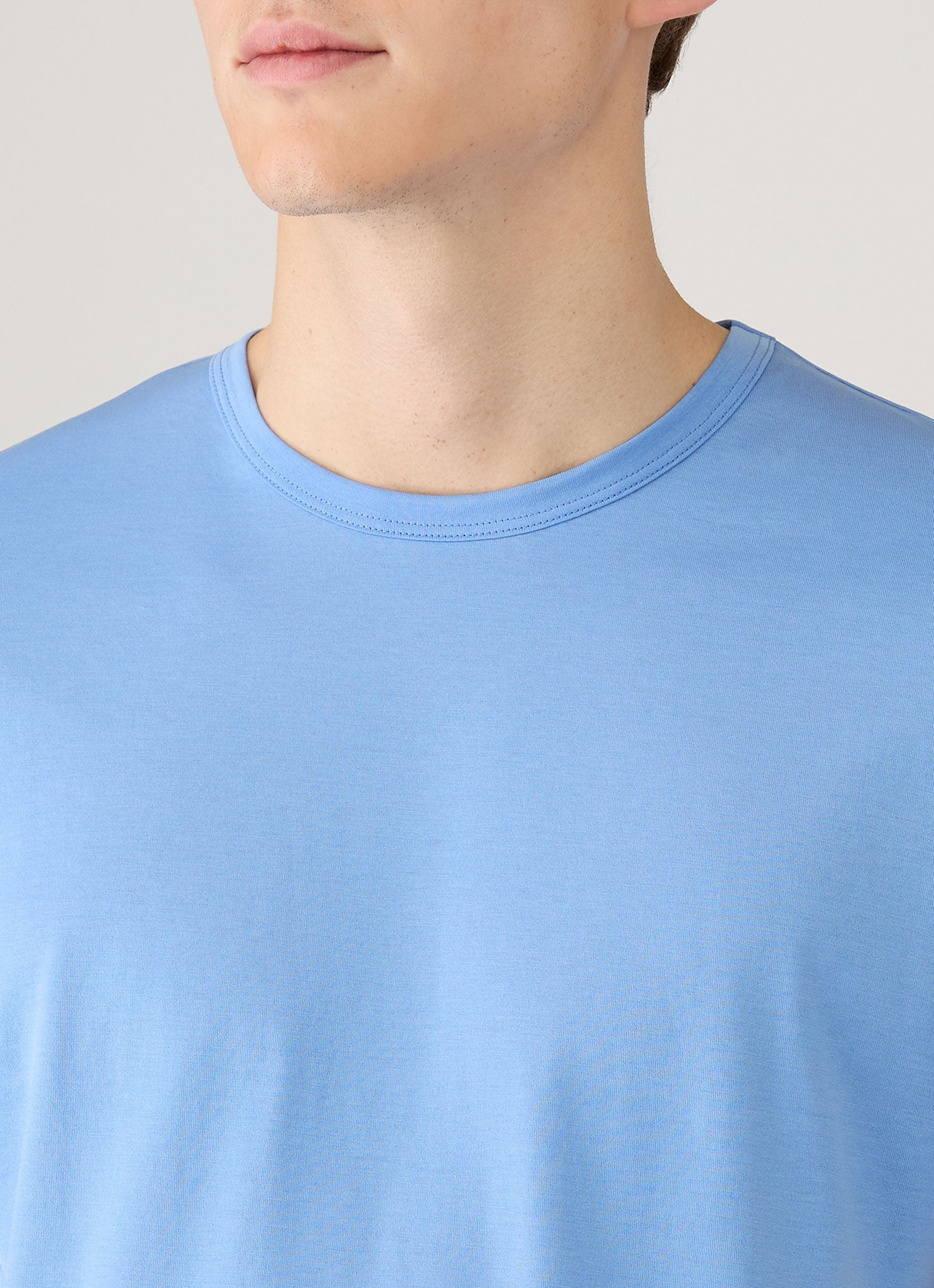 Men's Classic T-shirt in Azure Blue - Image 6