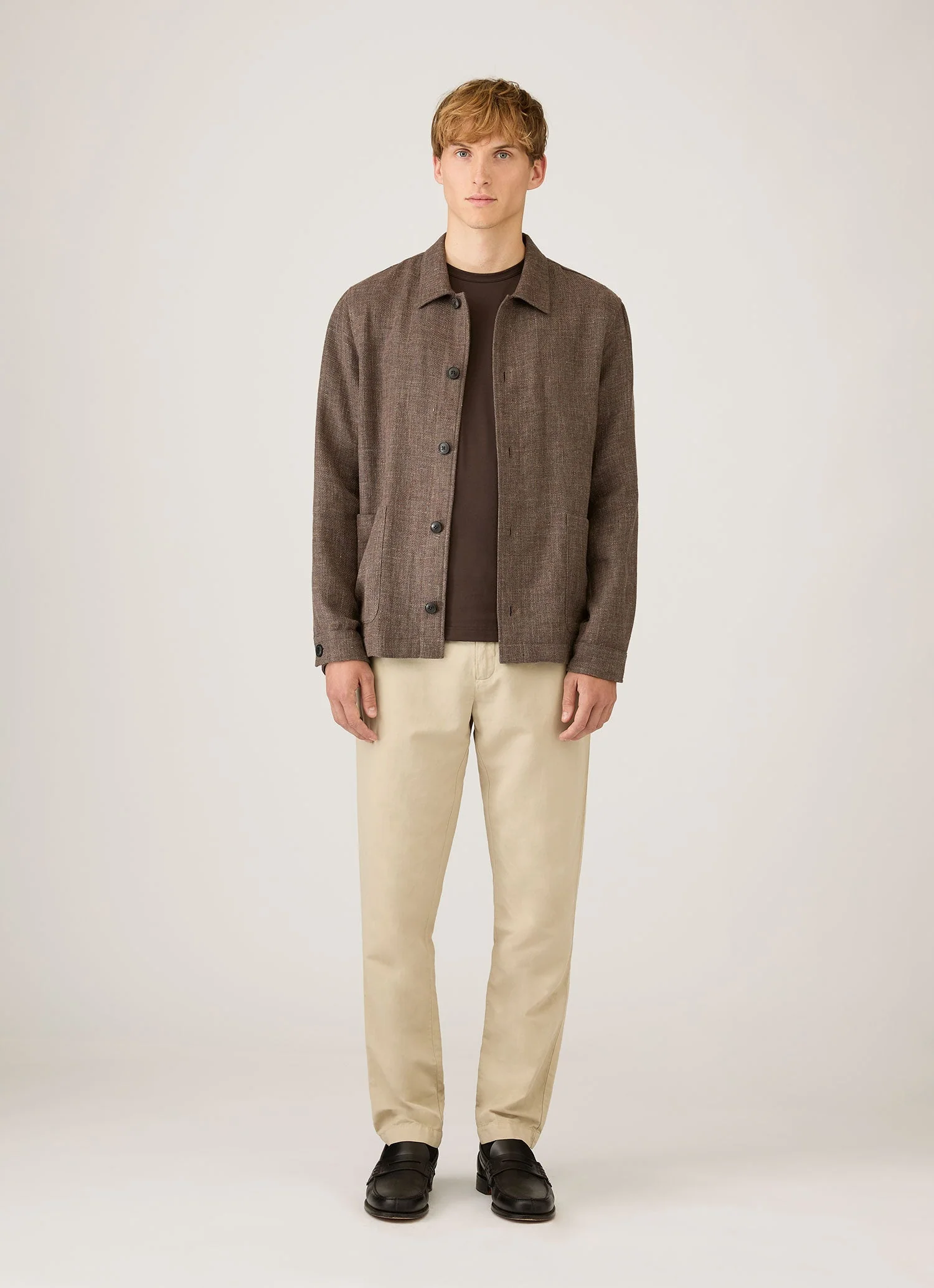 Men's Classic T-shirt in Dark Chocolate - Image 3
