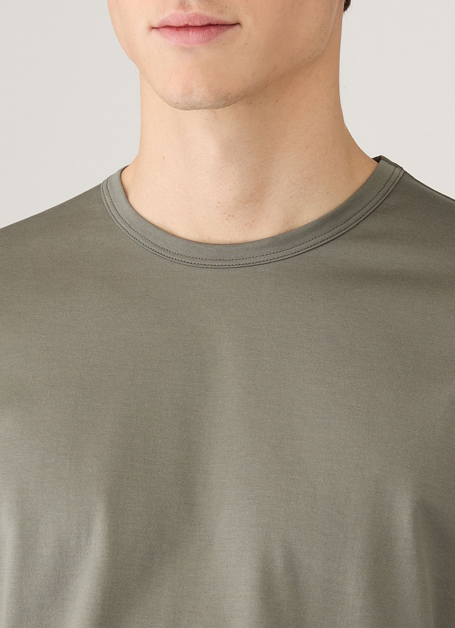 Men's Classic T-shirt in Fossil Grey - Image 6