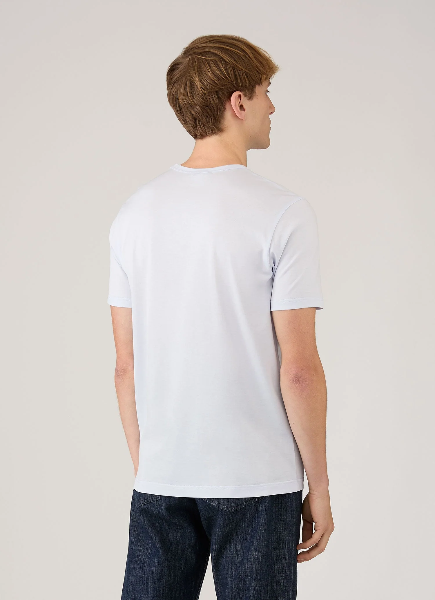 Men's Classic T-shirt in Light Blue - Image 5