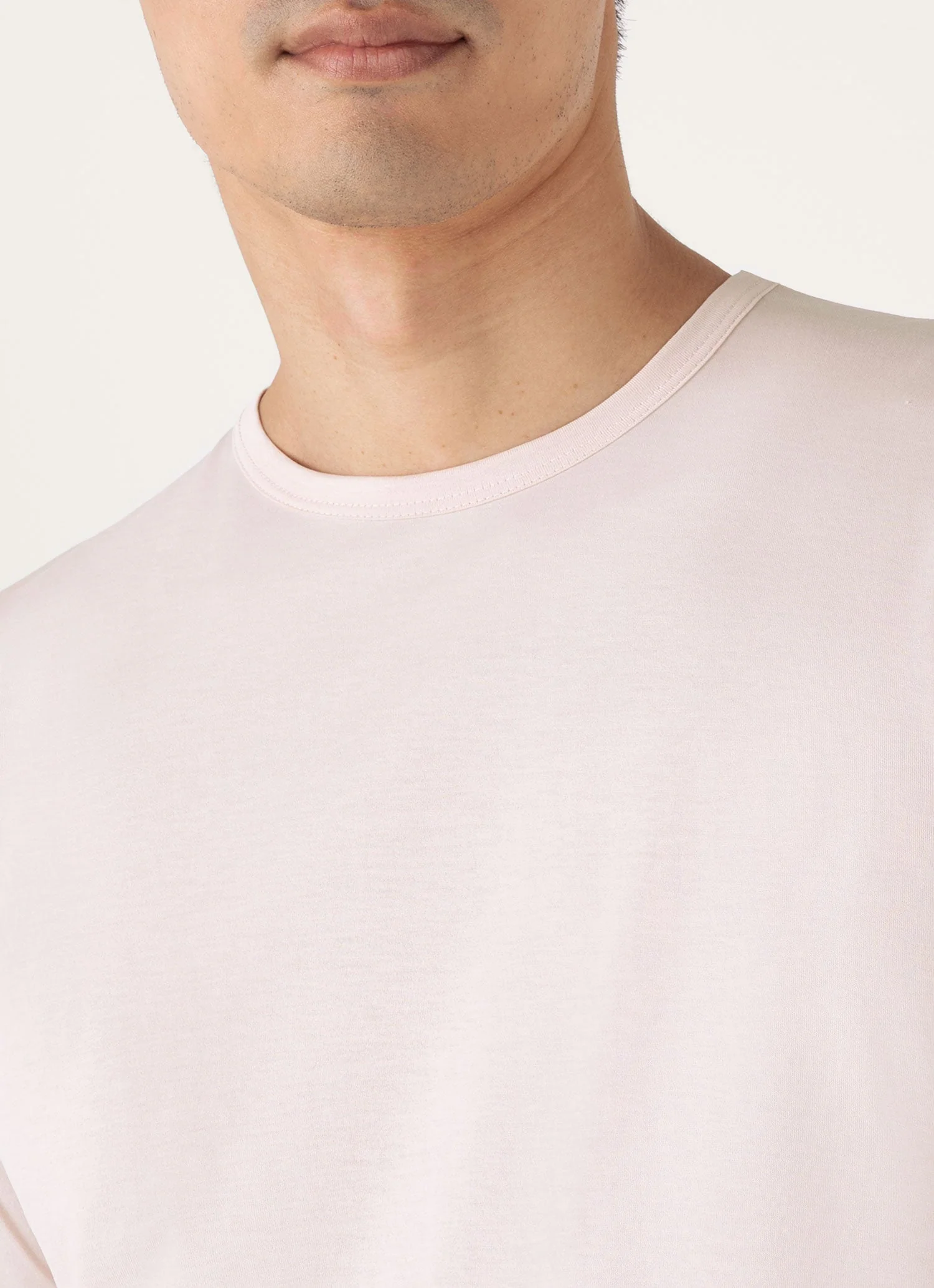 Men's Classic T-shirt in Pastel Pink - Image 6