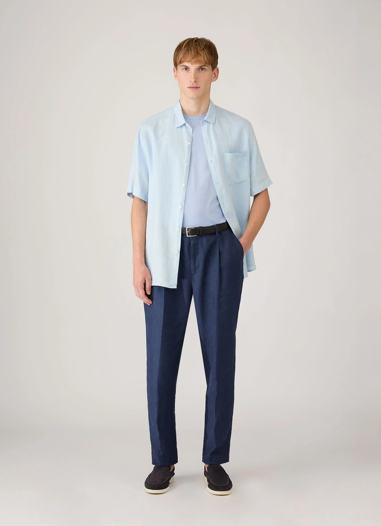 Men's Classic T-shirt in Sky - Image 3