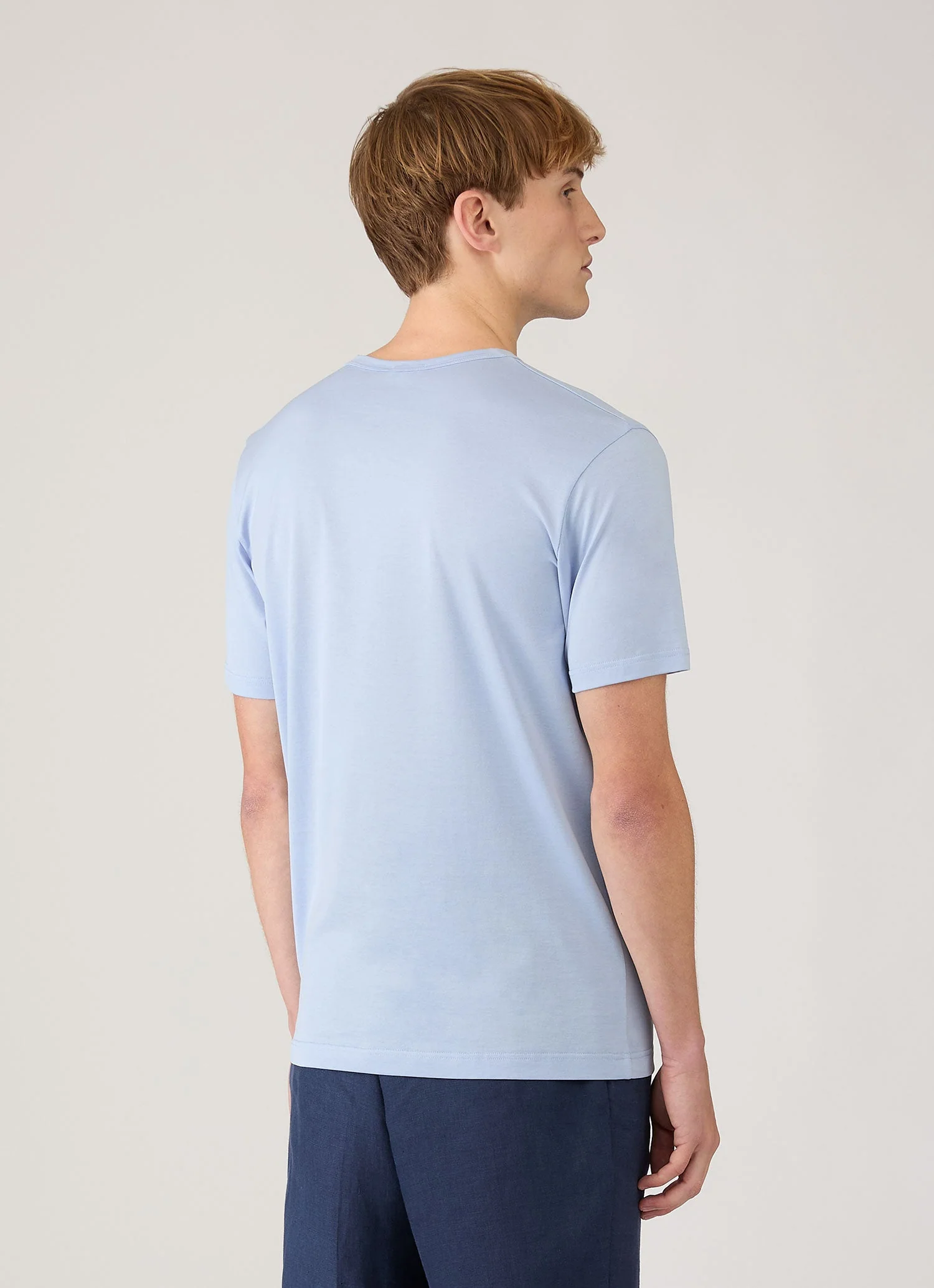 Men's Classic T-shirt in Sky - Image 5