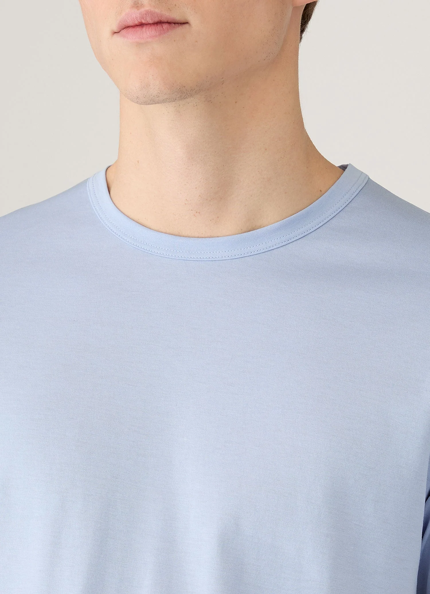 Men's Classic T-shirt in Sky - Image 6