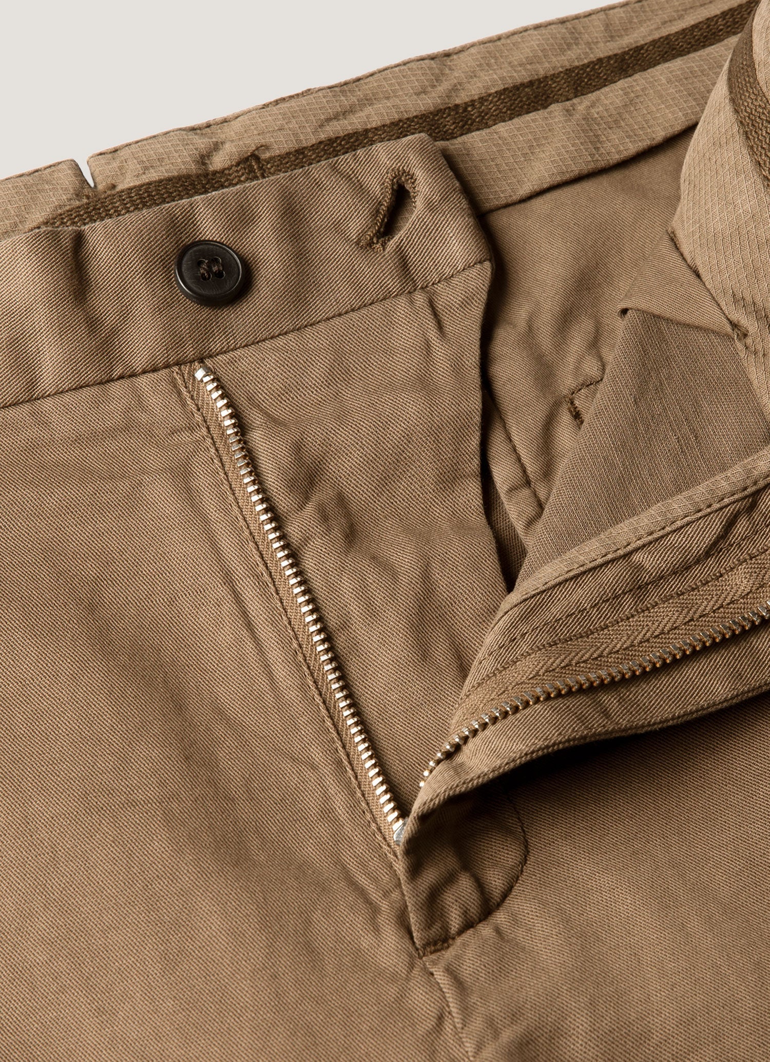 Men's Cotton Linen Trouser in Dark Cedar - Image 4