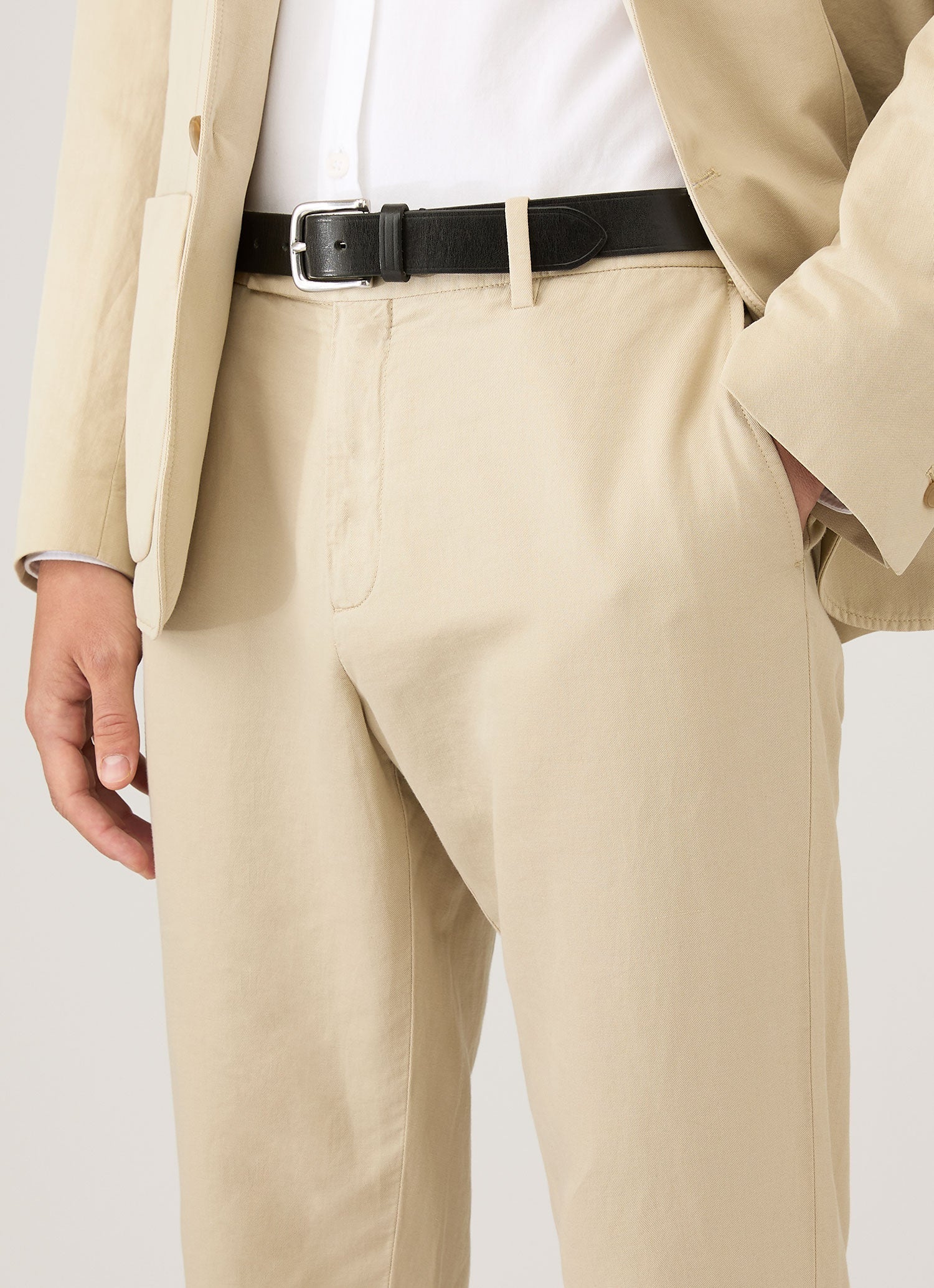 Men's Cotton Linen Trouser in Hazelwood - Image 6