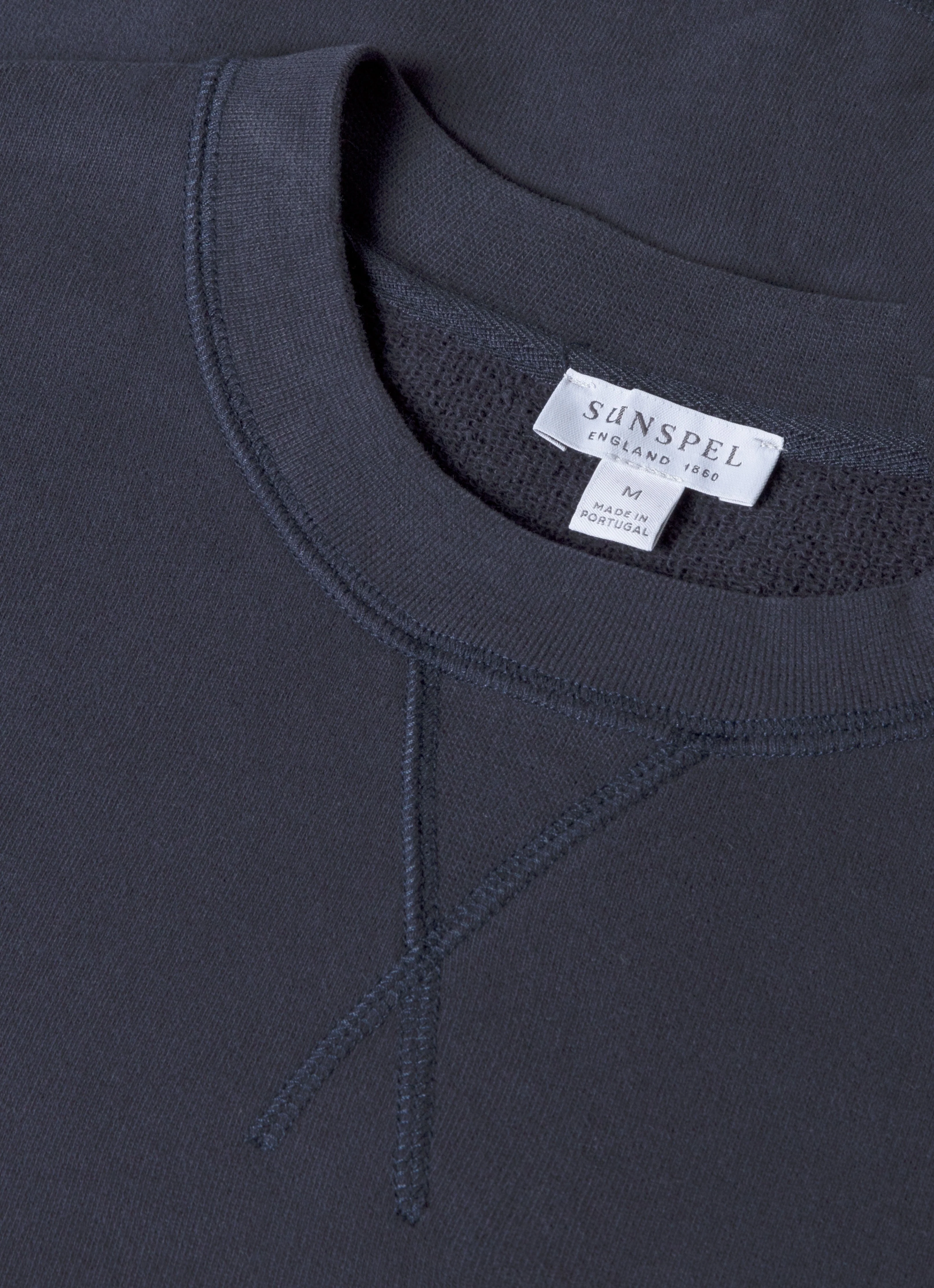 Men's Loopback Sweatshirt in Navy - Image 4