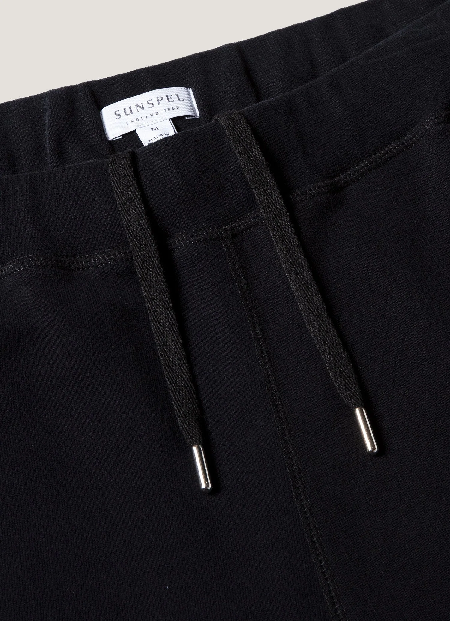 Men's Loopback Sweatpants in Black - Image 4