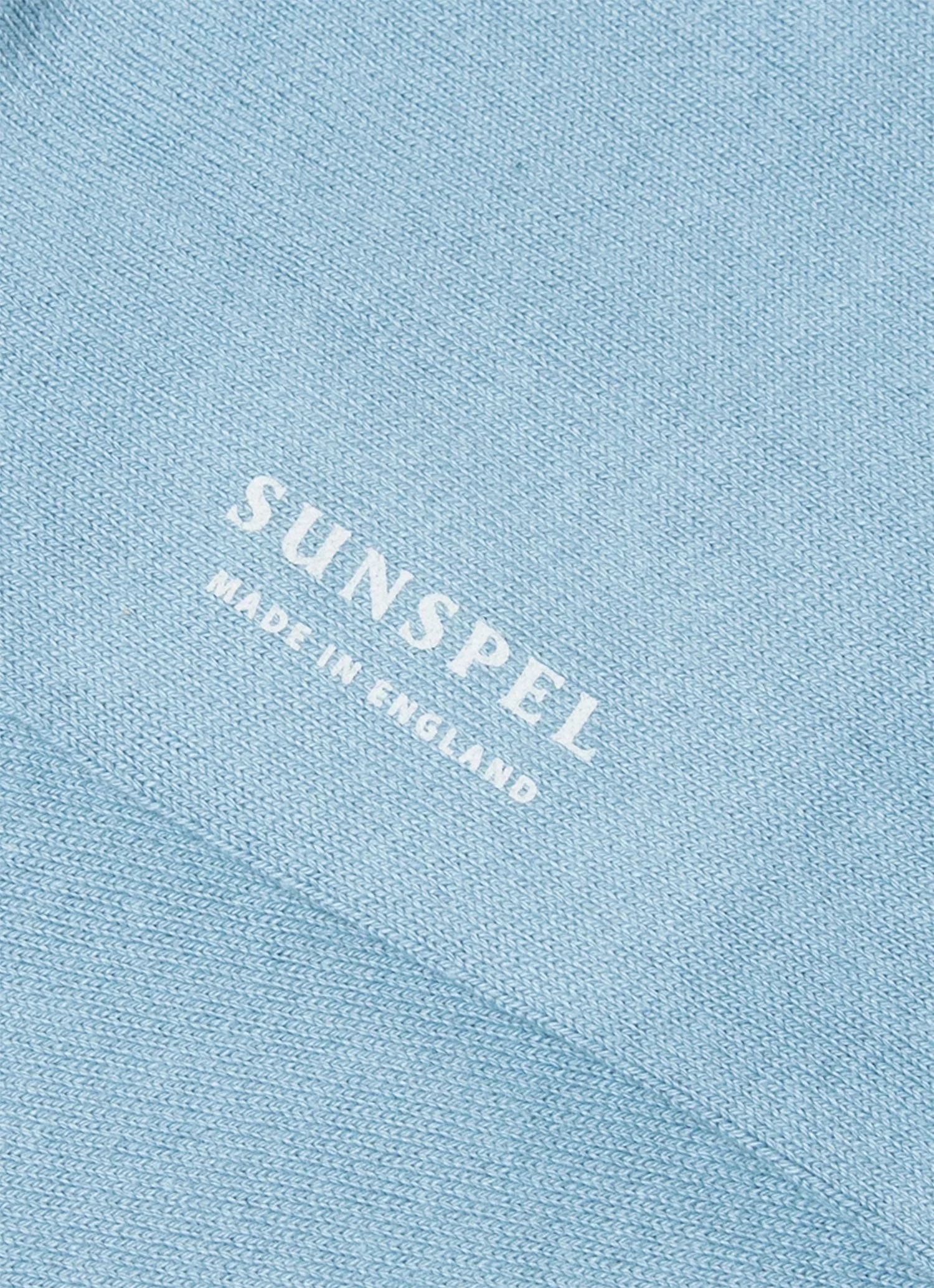 Men's Cotton Socks in Stone Blue - Image 2