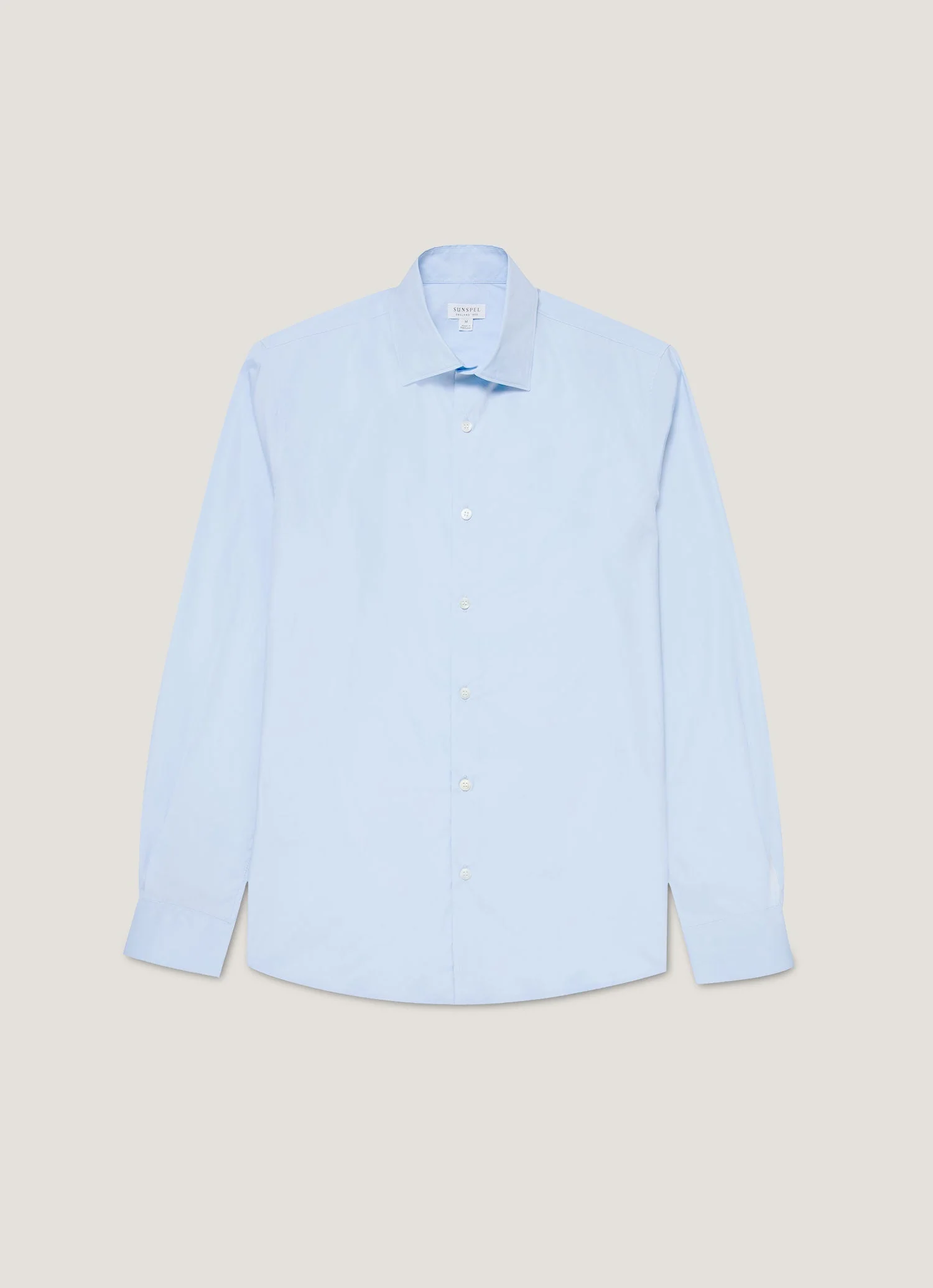 Men's Smart Poplin Shirt in Light Blue