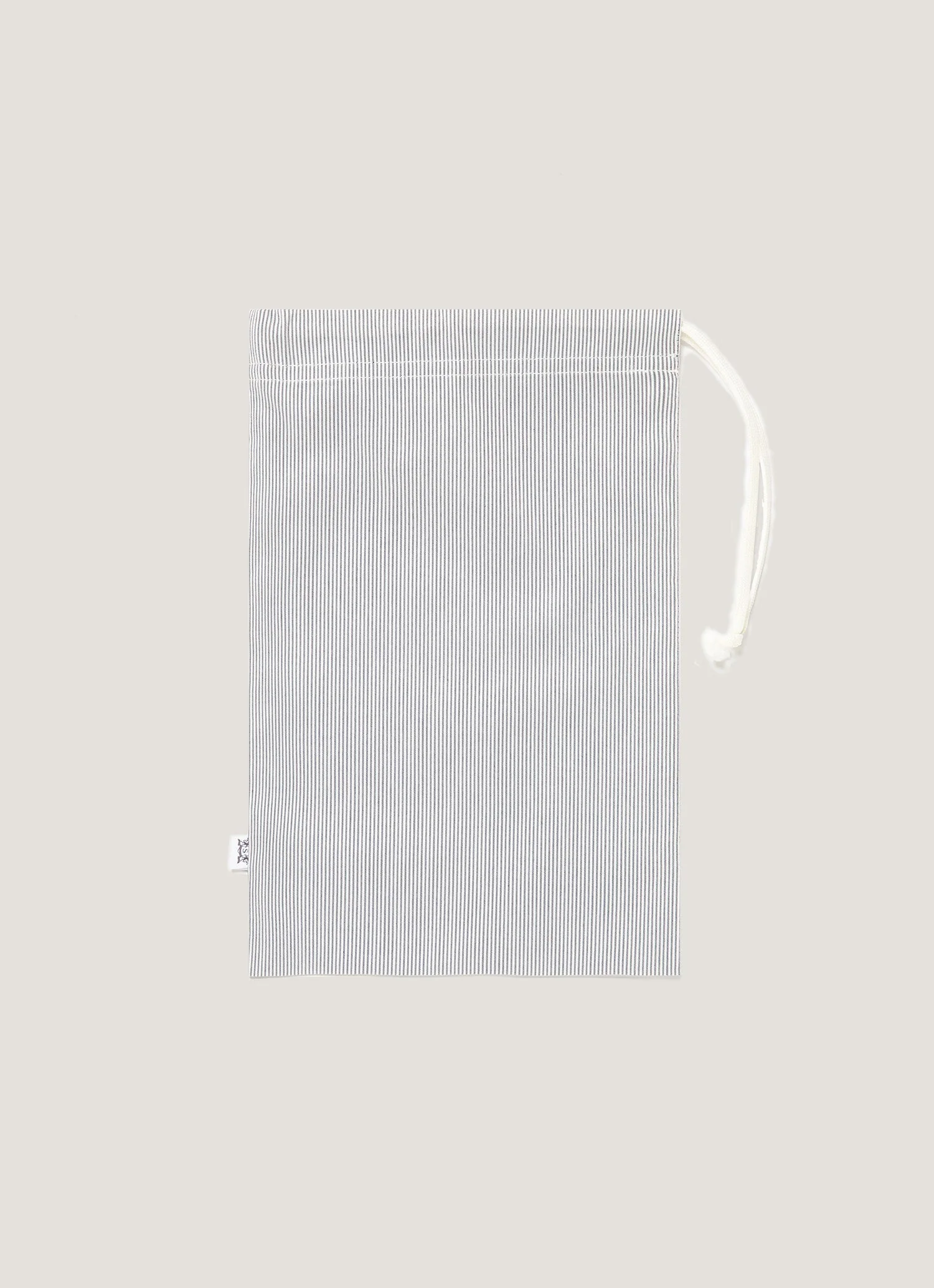Men's Drawstring Swim Shorts in Navy/White - Image 6