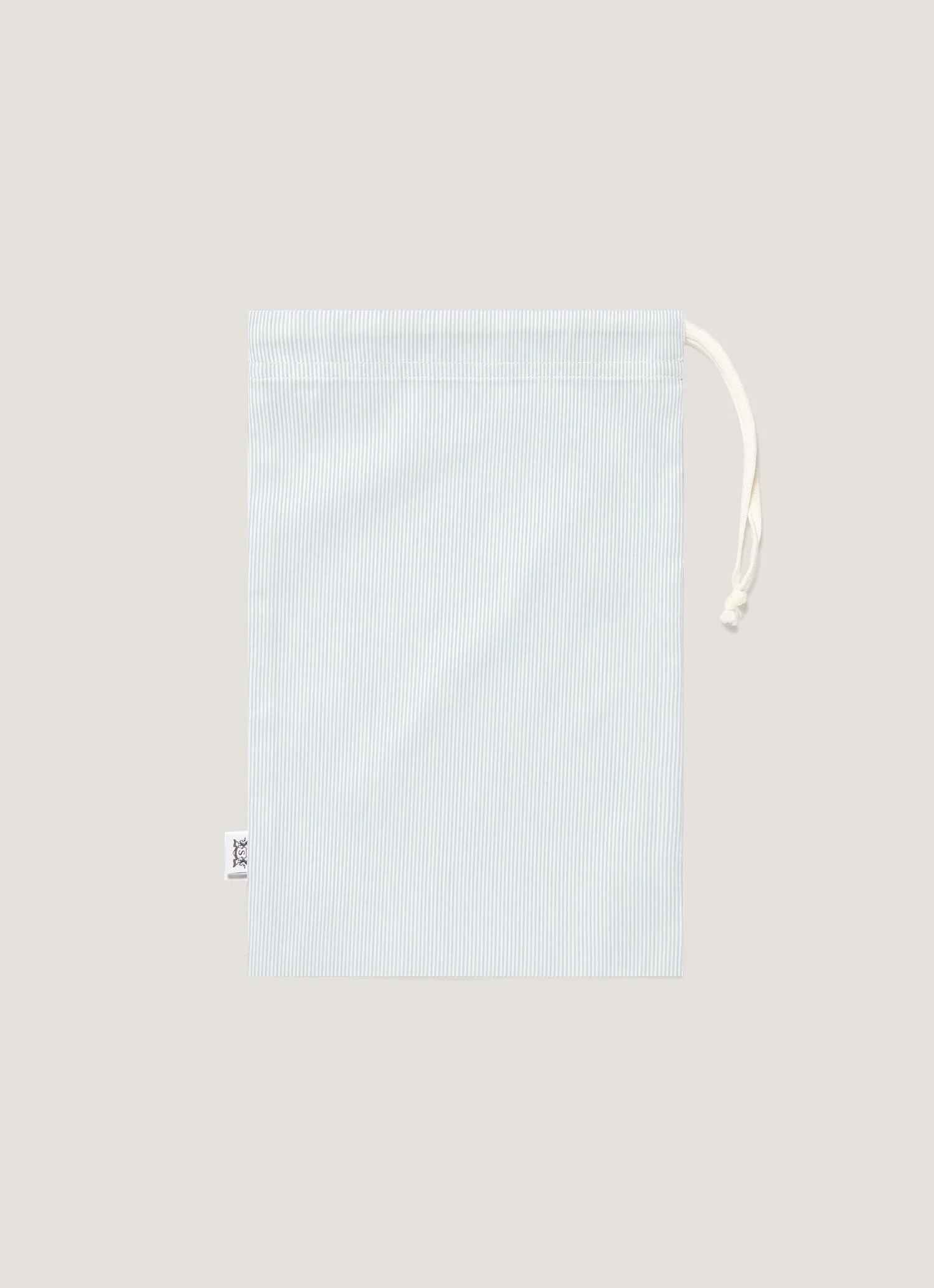 Men's Drawstring Swim Shorts in Sky Blue/White - Image 6