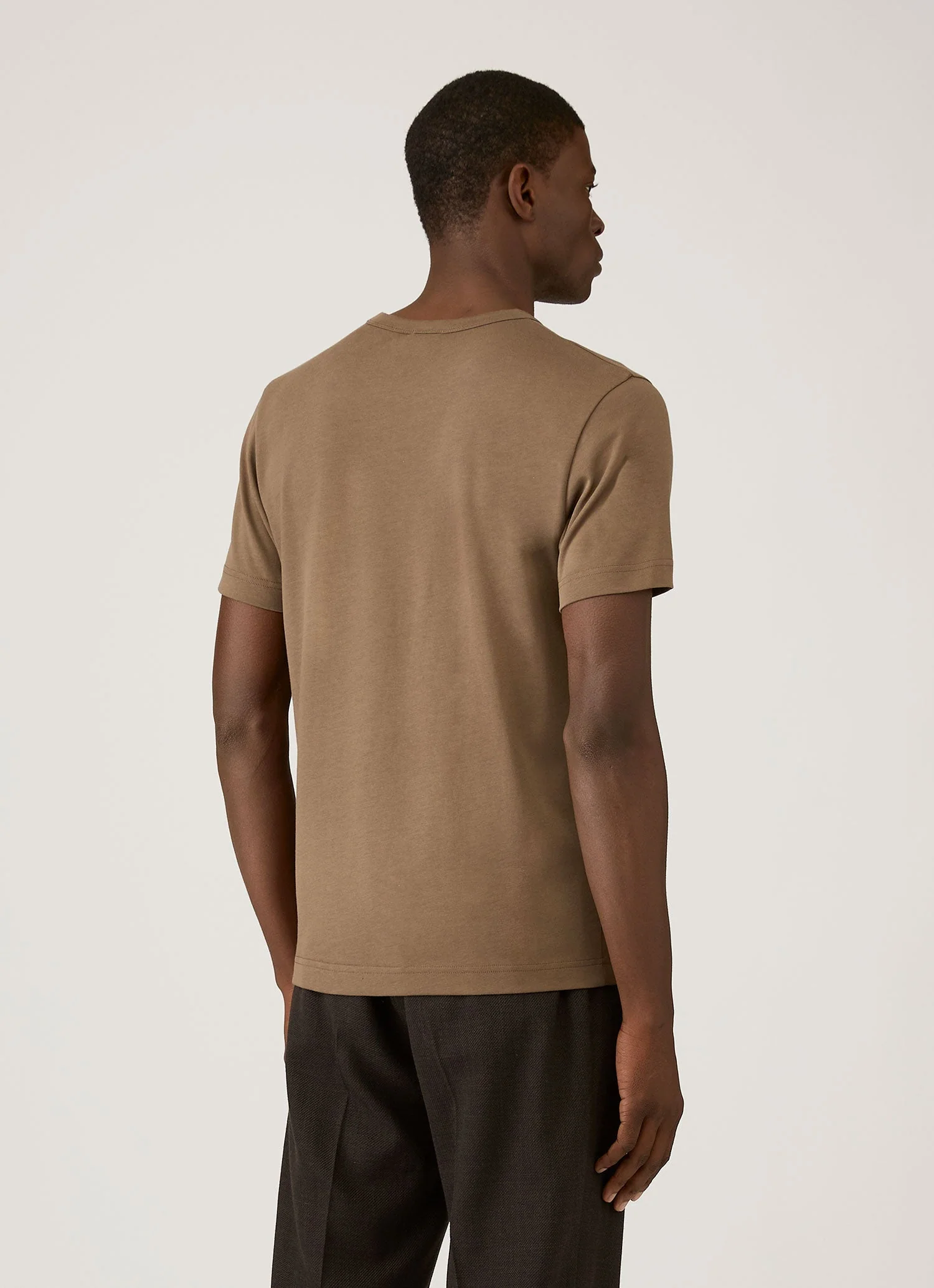 Men's Heavyweight Jersey T-shirt in Dark Cedar - Image 5