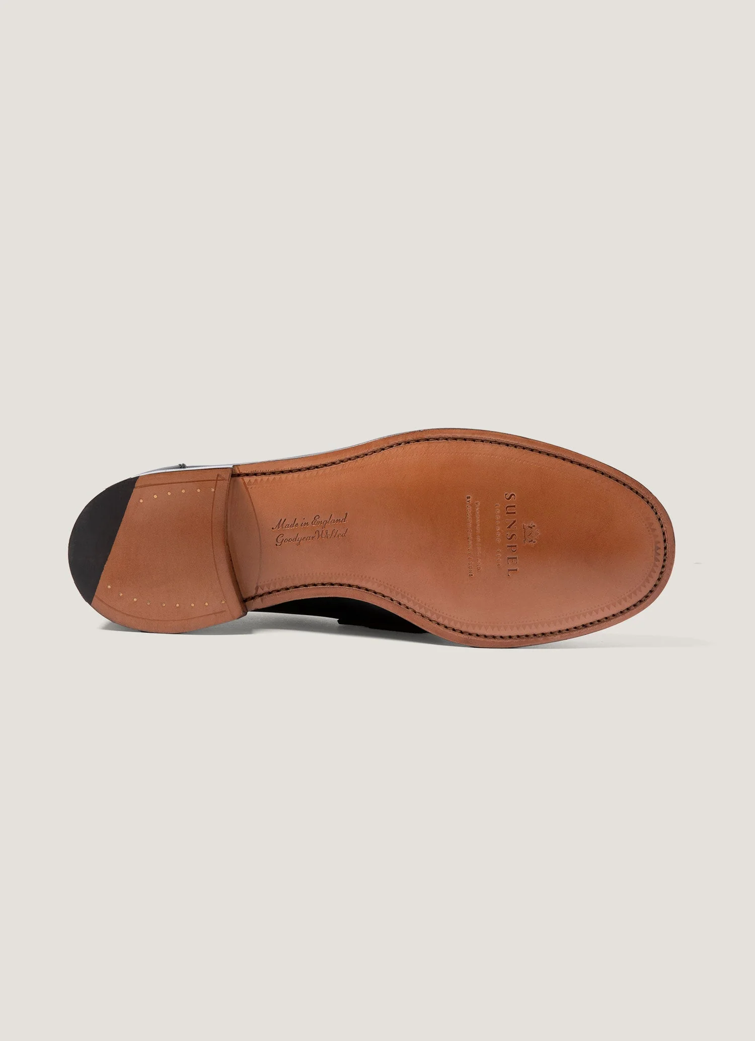Men's Leather Loafer in Black - Image 3