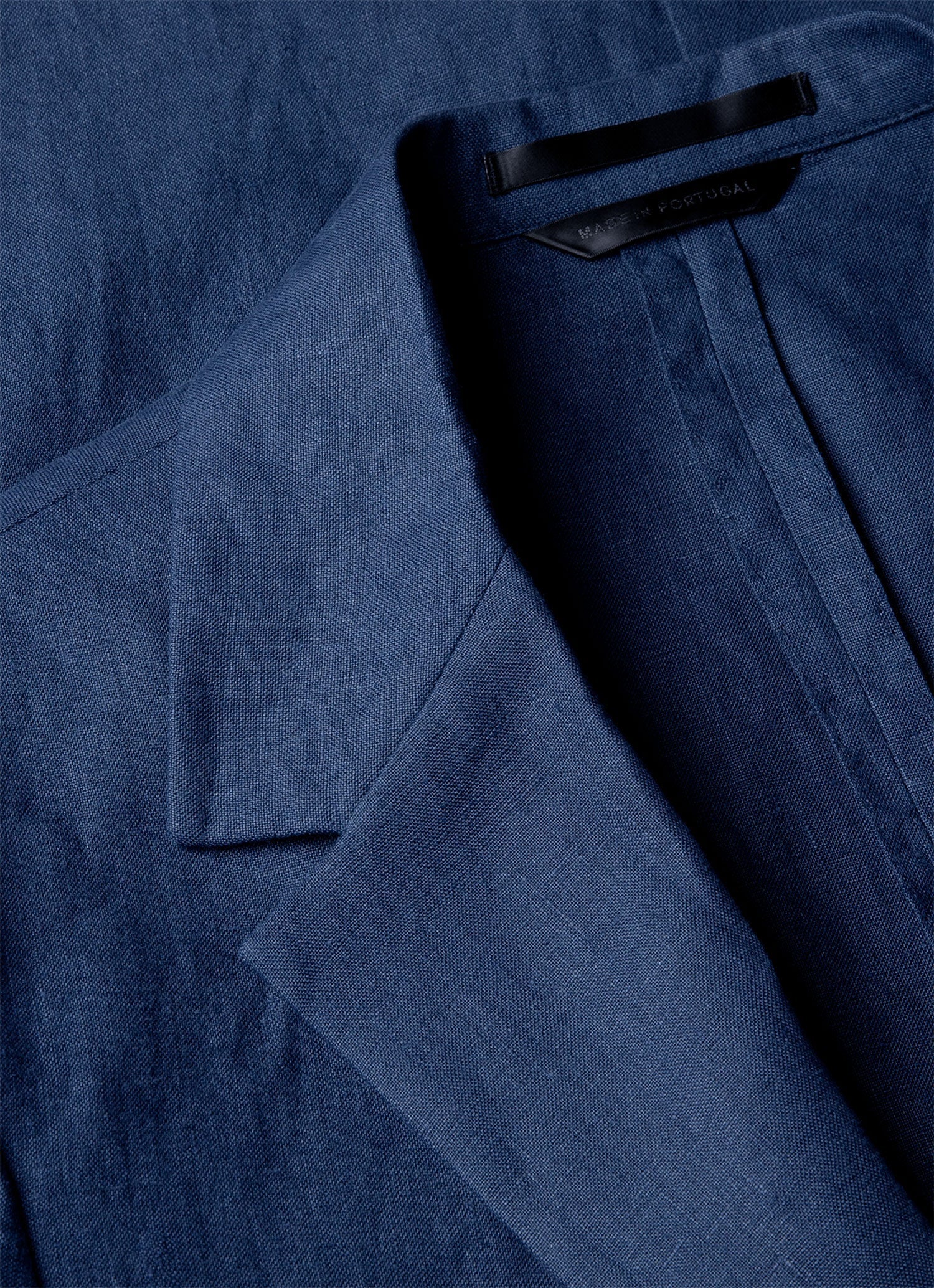 Men's Linen Blazer in Light Navy - Image 4