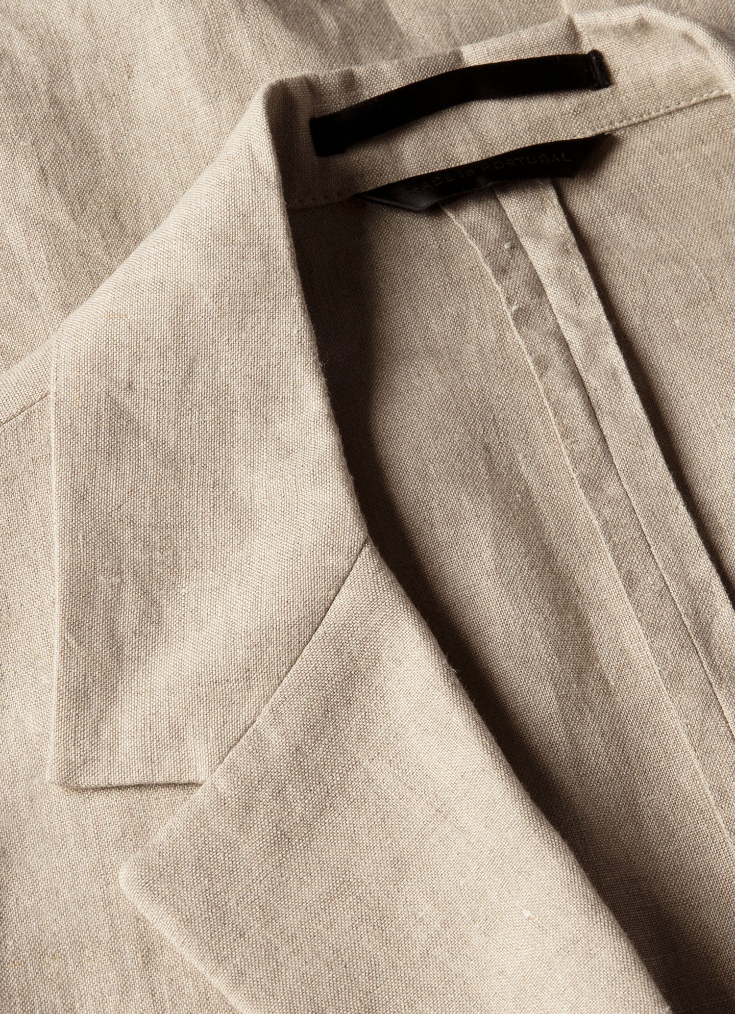 Men's Linen Blazer in Sand - Image 4