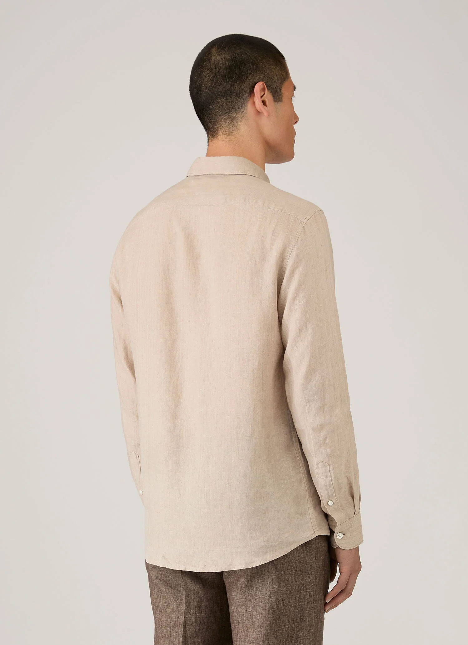 Men's Linen Shirt in Hazelwood - Image 5