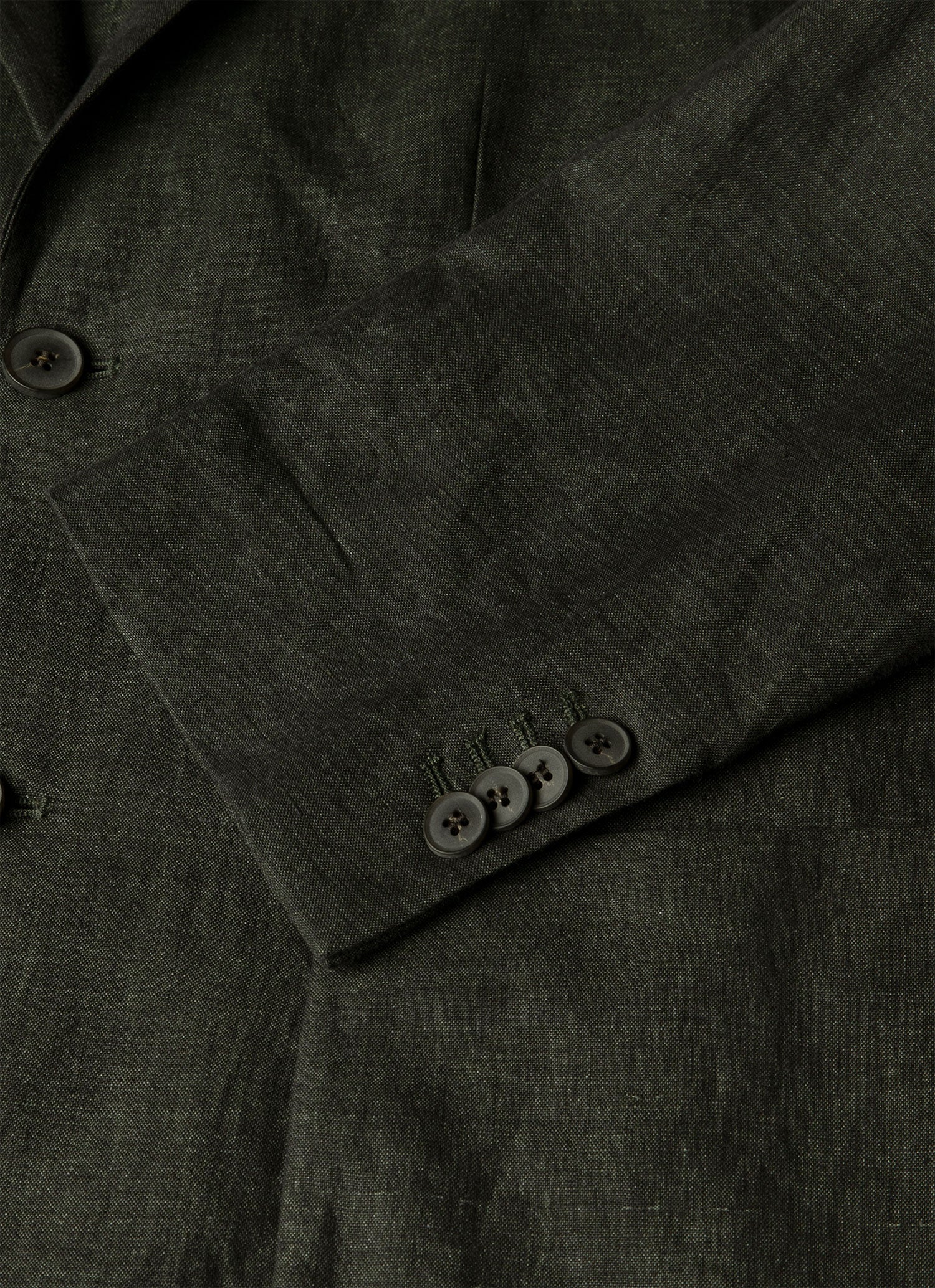 Men's Linen Two-Piece Suit in Forest - Image 4