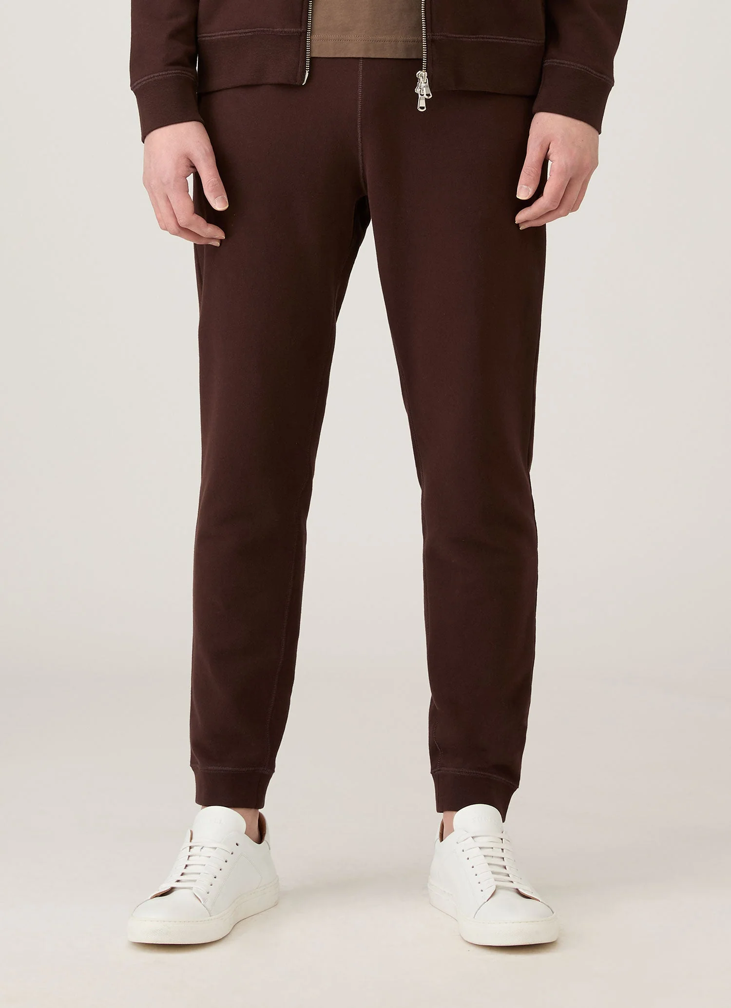 Men's Loopback Sweatpants in Truffle - Image 2