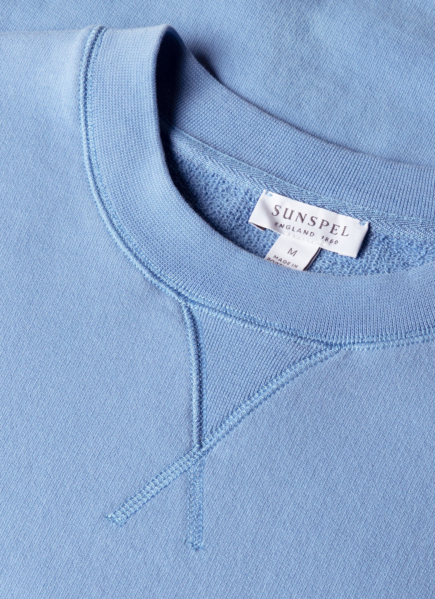 Men's Loopback Sweatshirt in Azure Blue - Image 4