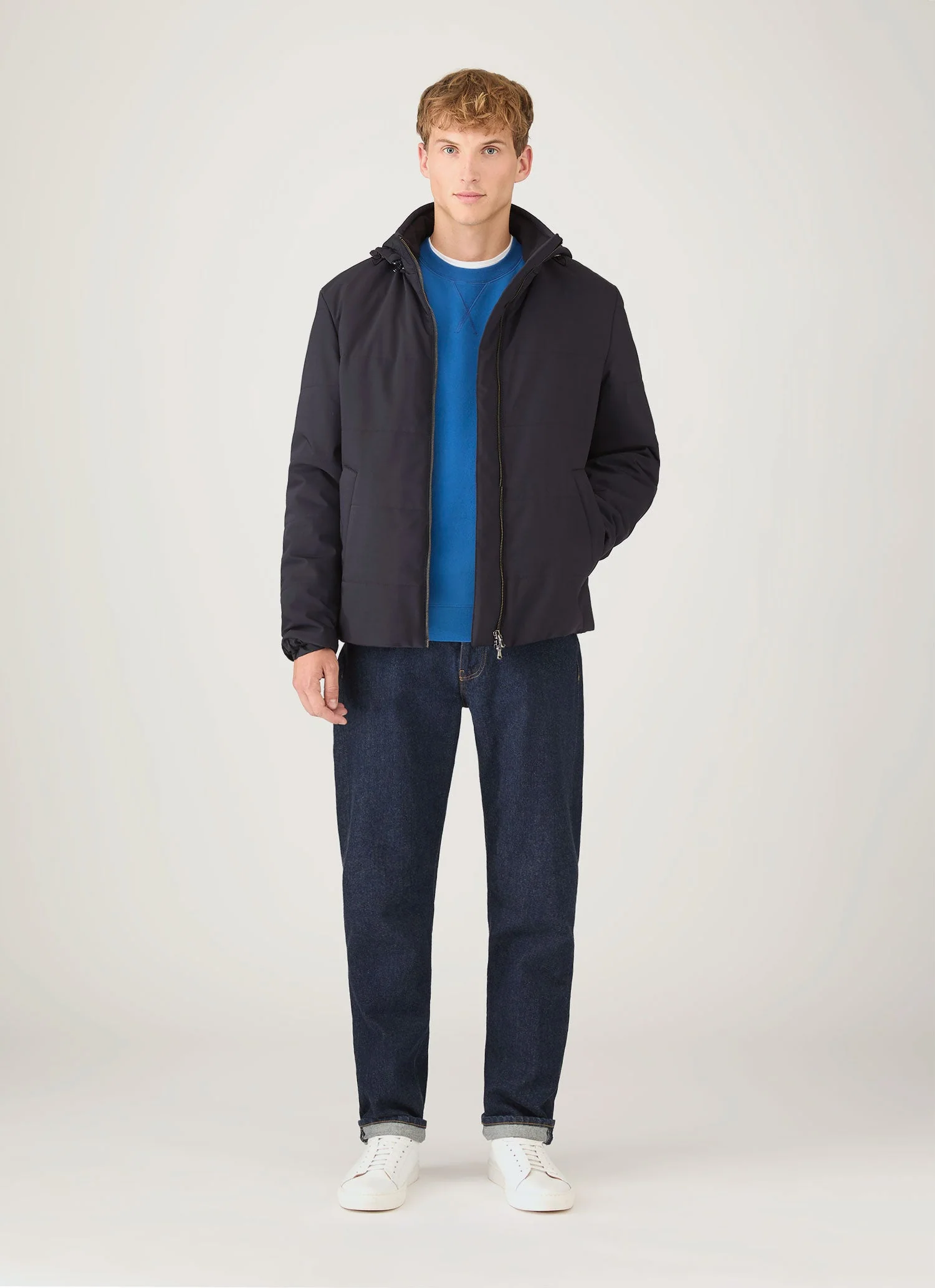 Men's Loopback Sweatshirt in Cobalt - Image 3