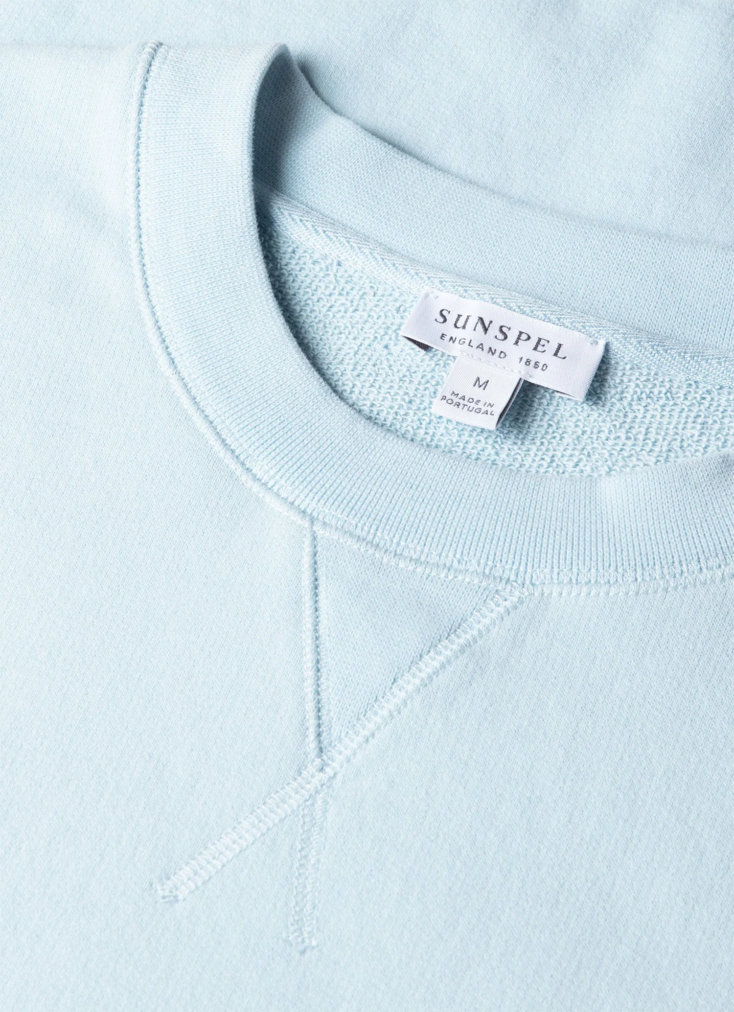 Men's Loopback Sweatshirt in Frost Blue - Image 4