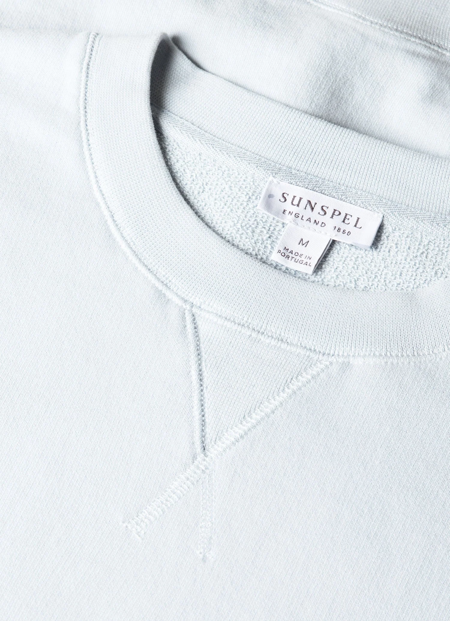 Men's Loopback Sweatshirt in Pastel Blue - Image 4