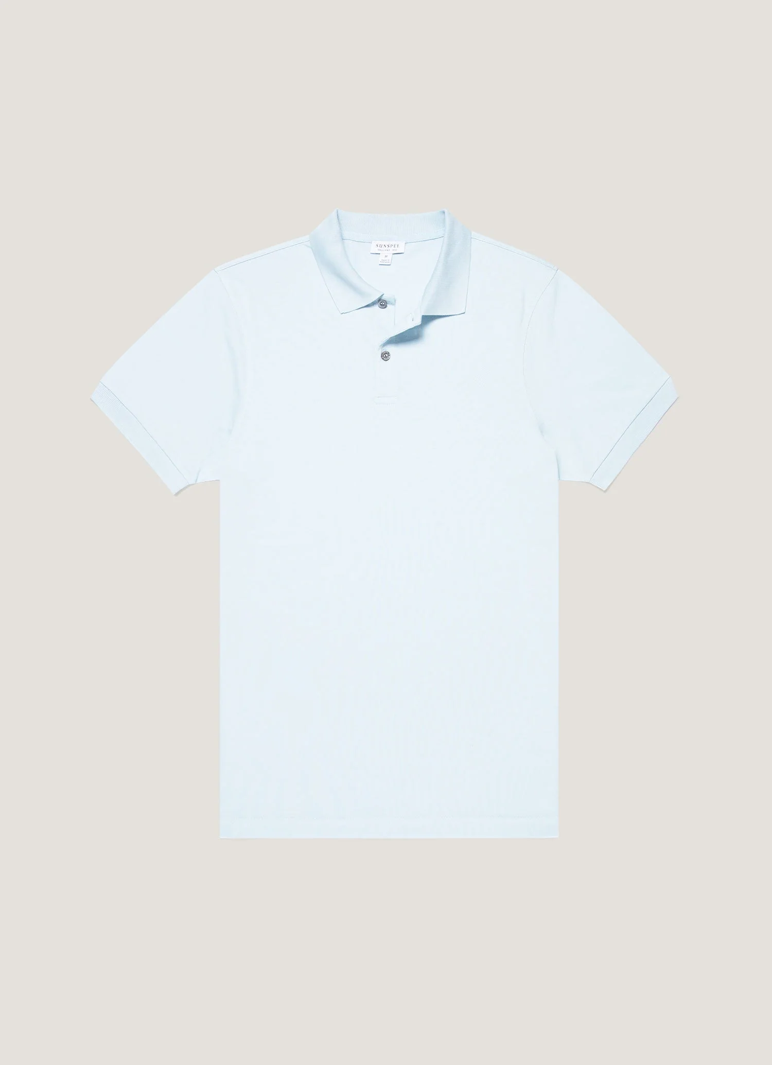 Men's Piqué Polo Shirt in Frost Blue
