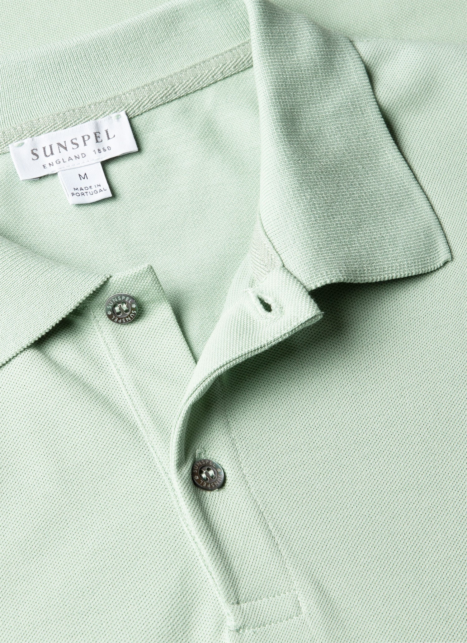 Men's Piqué Polo Shirt in Laurel - Image 4