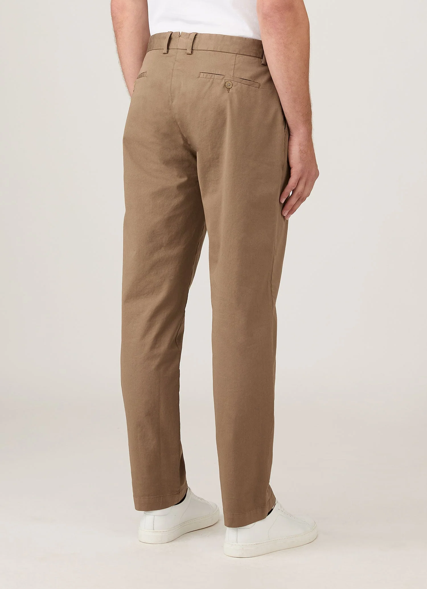 Men's Regular Fit Chino in Dark Stone - Image 5