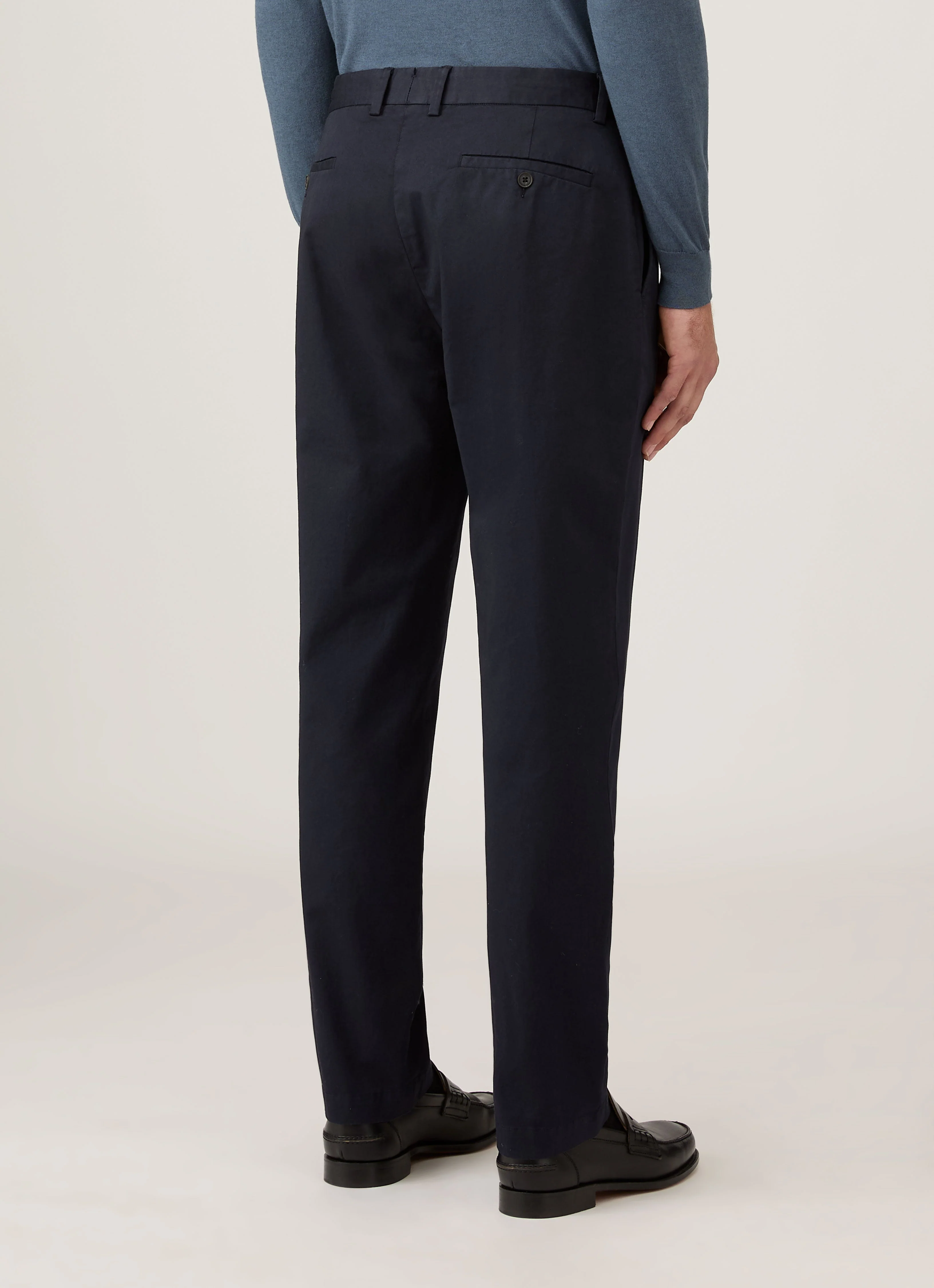 Men's Regular Fit Chino in Navy - Image 5