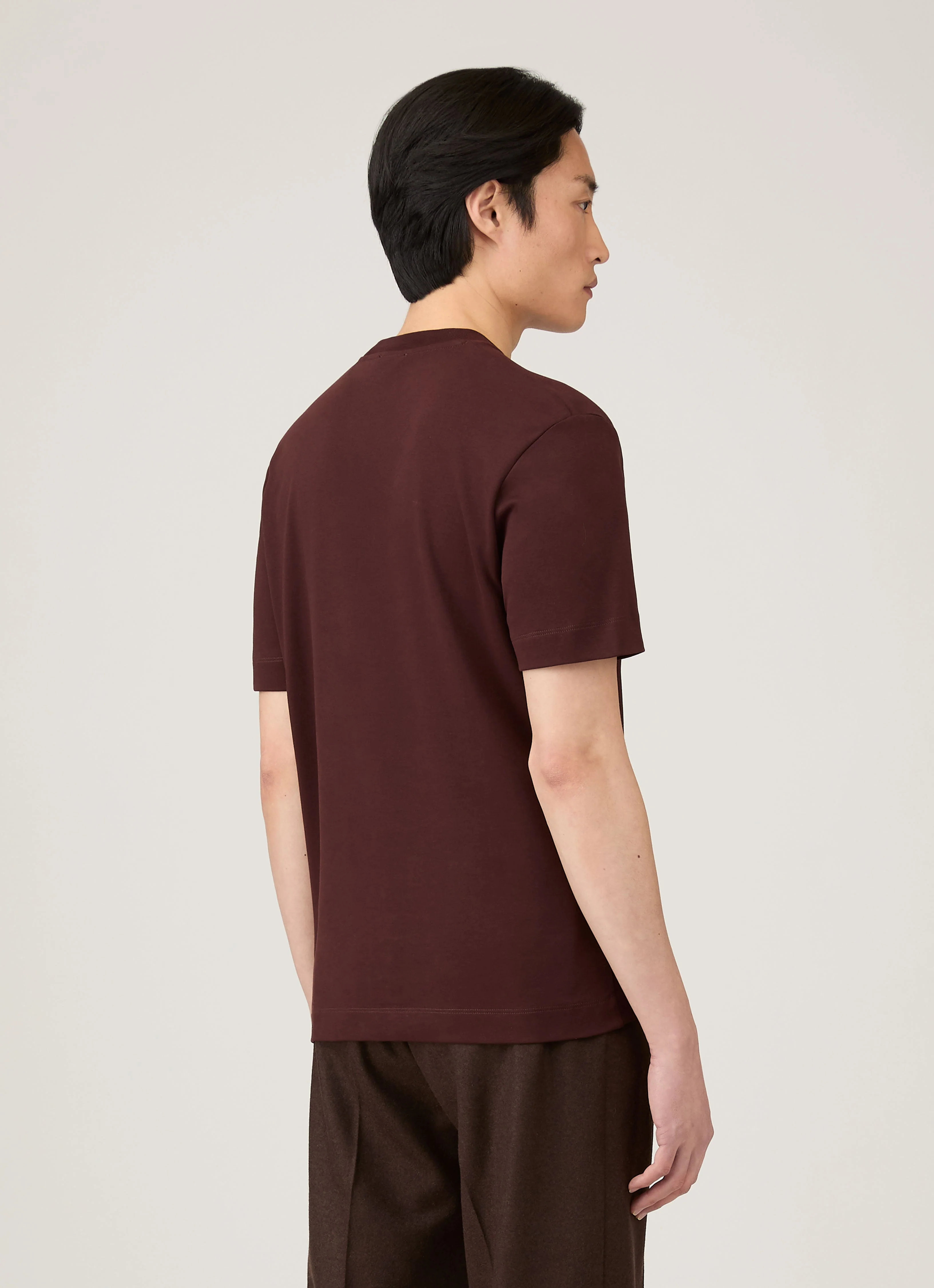 Men's Relaxed Fit Heavyweight T-shirt in Bakelite - Image 5