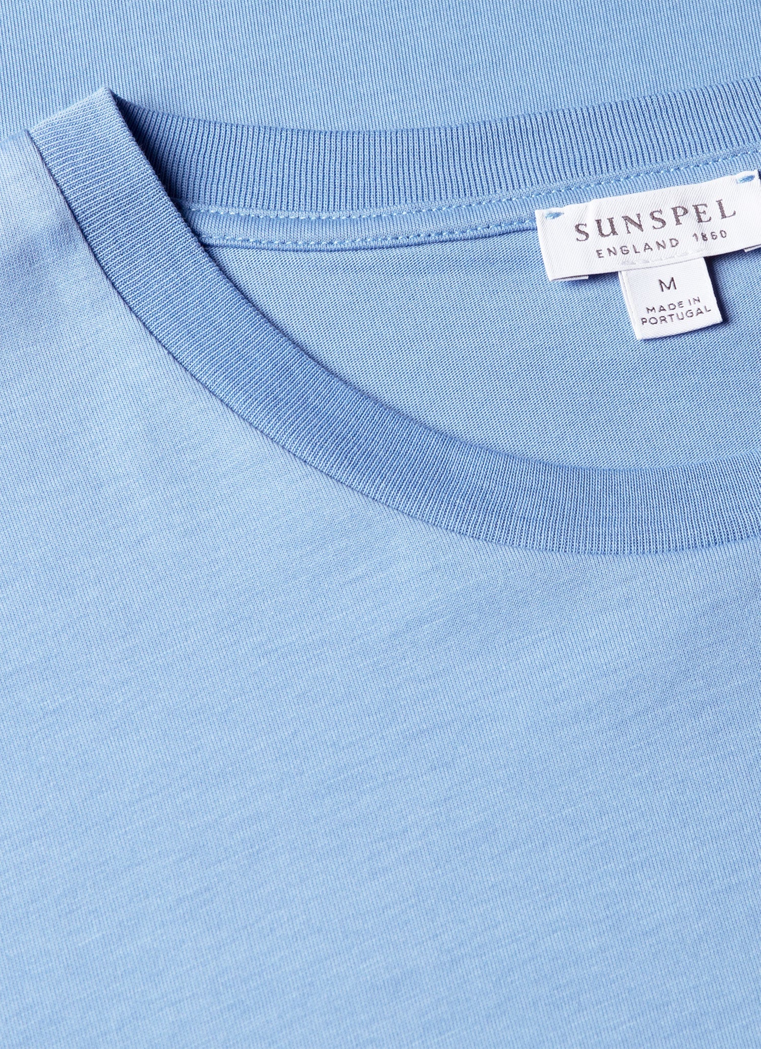 Men's Riviera Midweight T-shirt in Azure Blue - Image 4