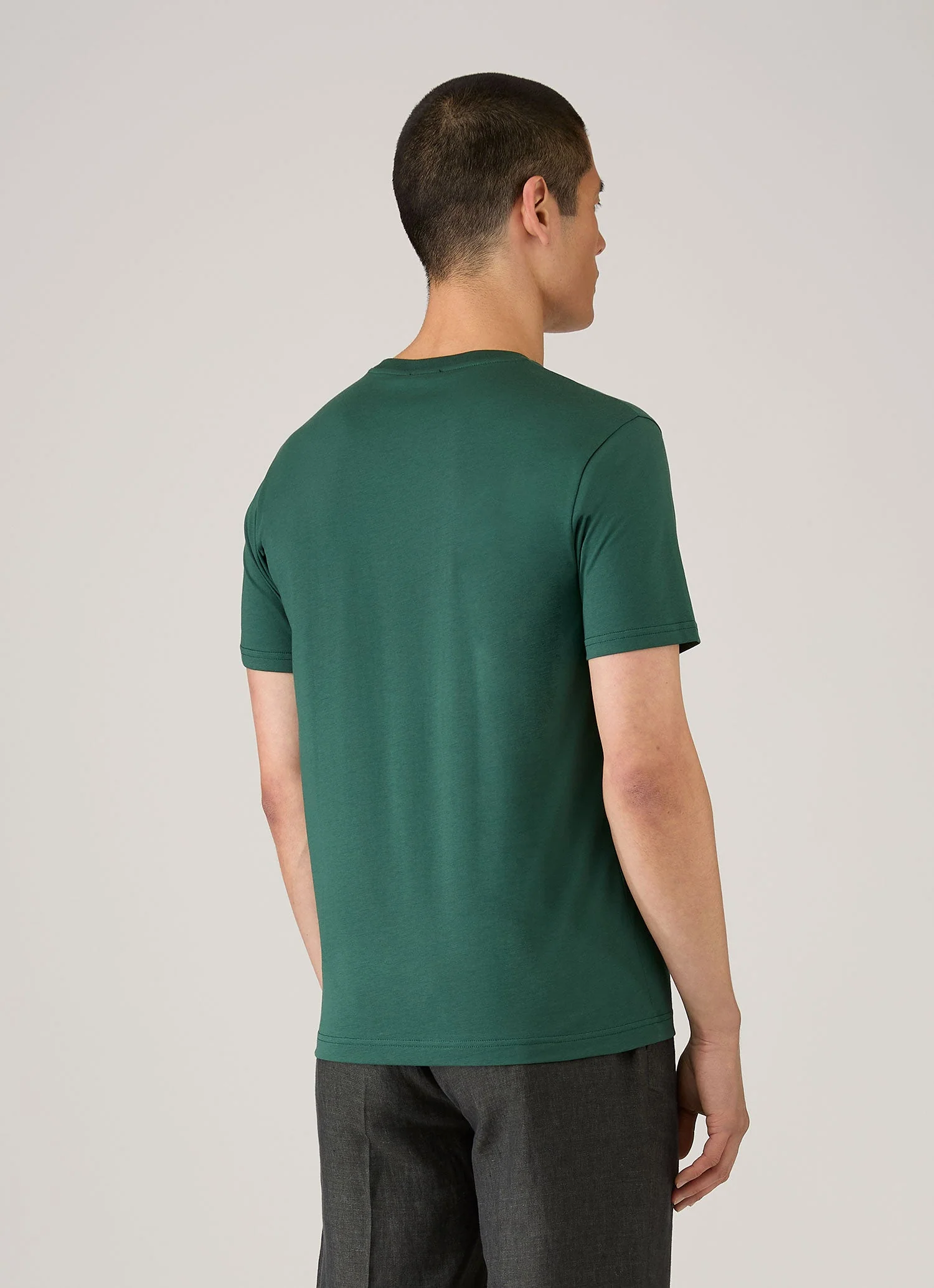 Men's Riviera Midweight T-shirt in Forest - Image 5