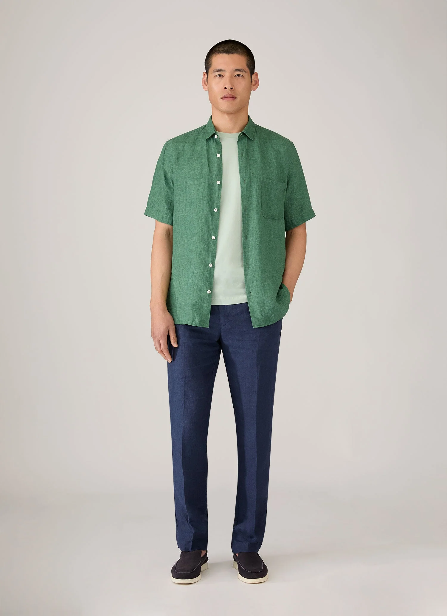 Men's Riviera Midweight T-shirt in Laurel - Image 3