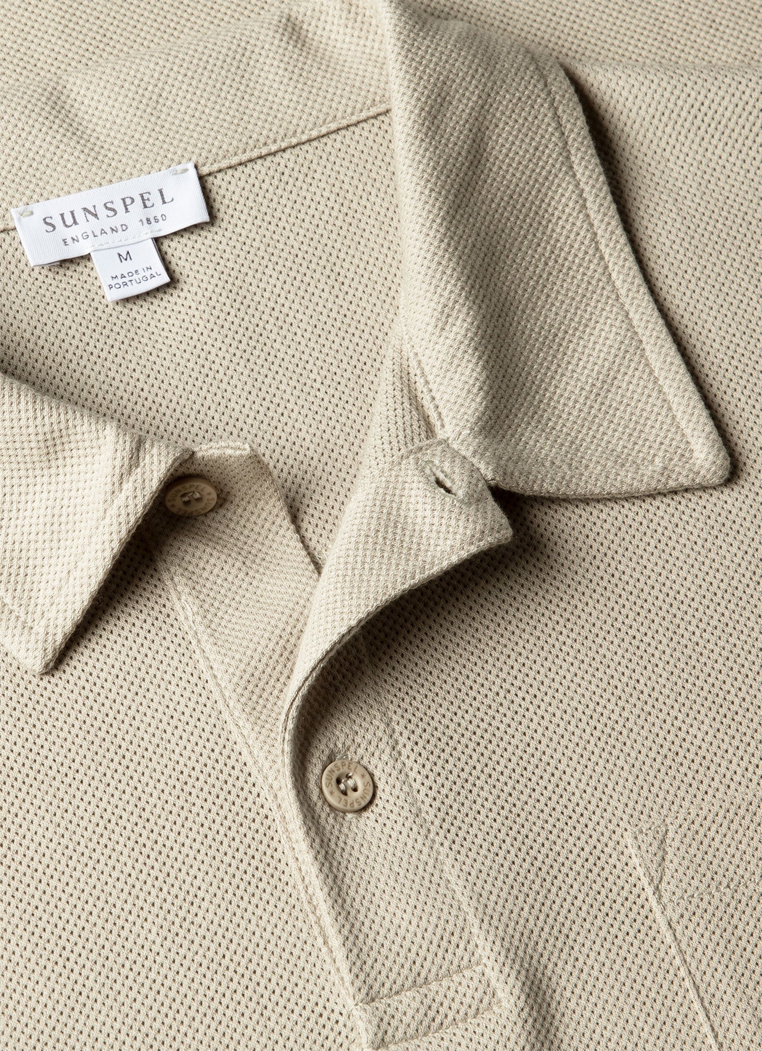 Men's Riviera Polo Shirt in Ash - Image 4