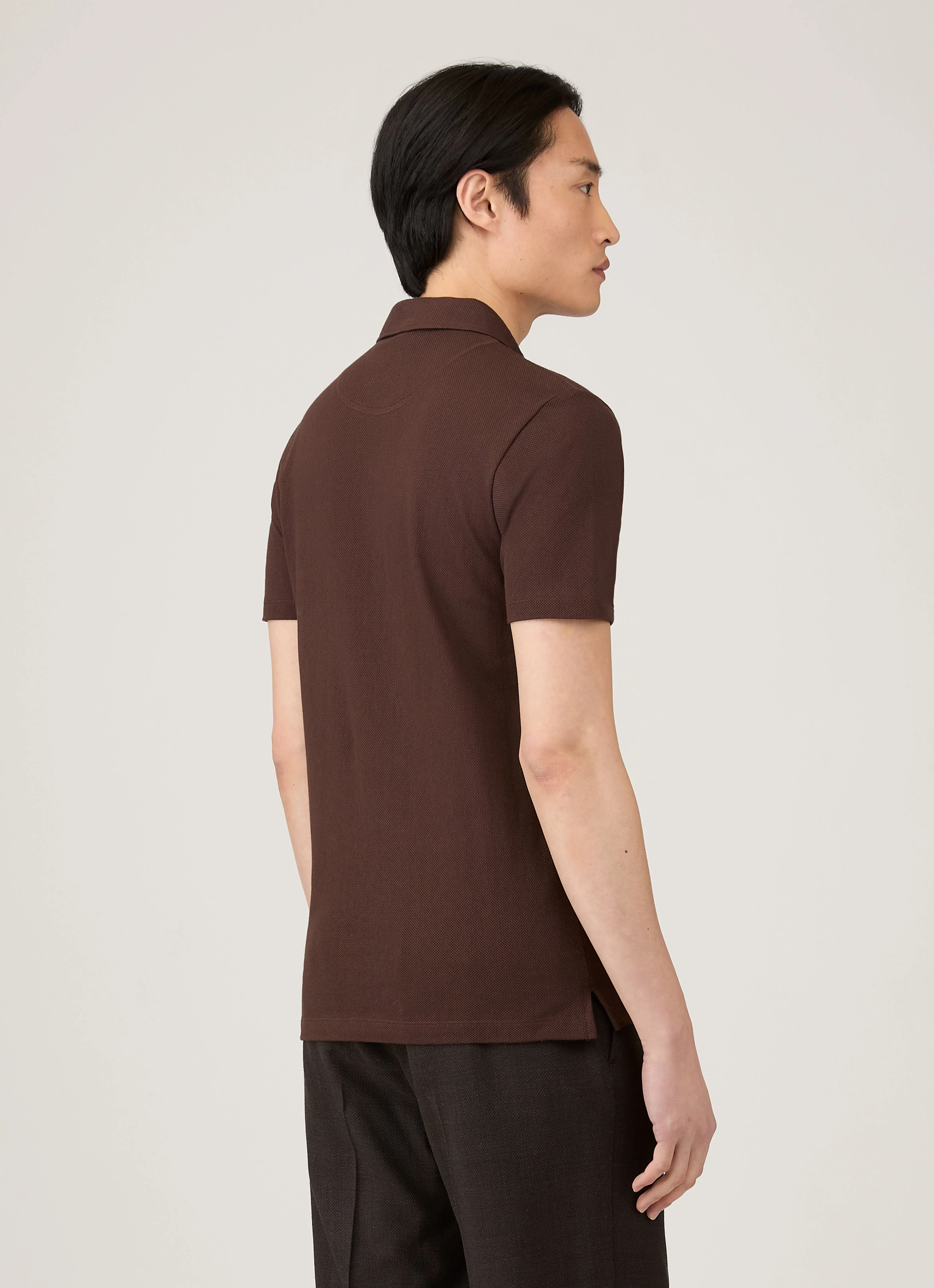 Men's Riviera Polo Shirt in Bakelite - Image 5