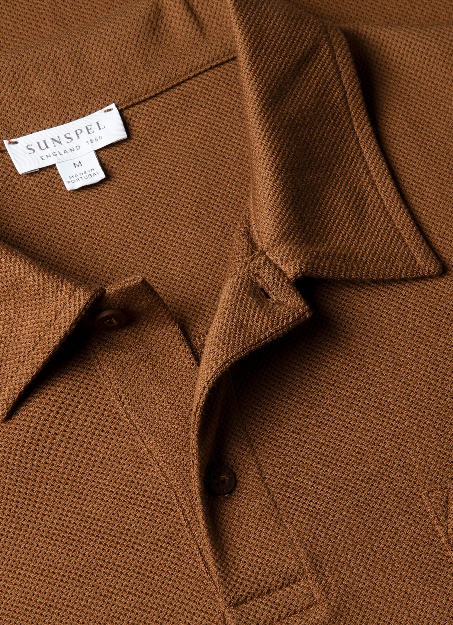Men's Riviera Polo Shirt in Bronze - Image 4