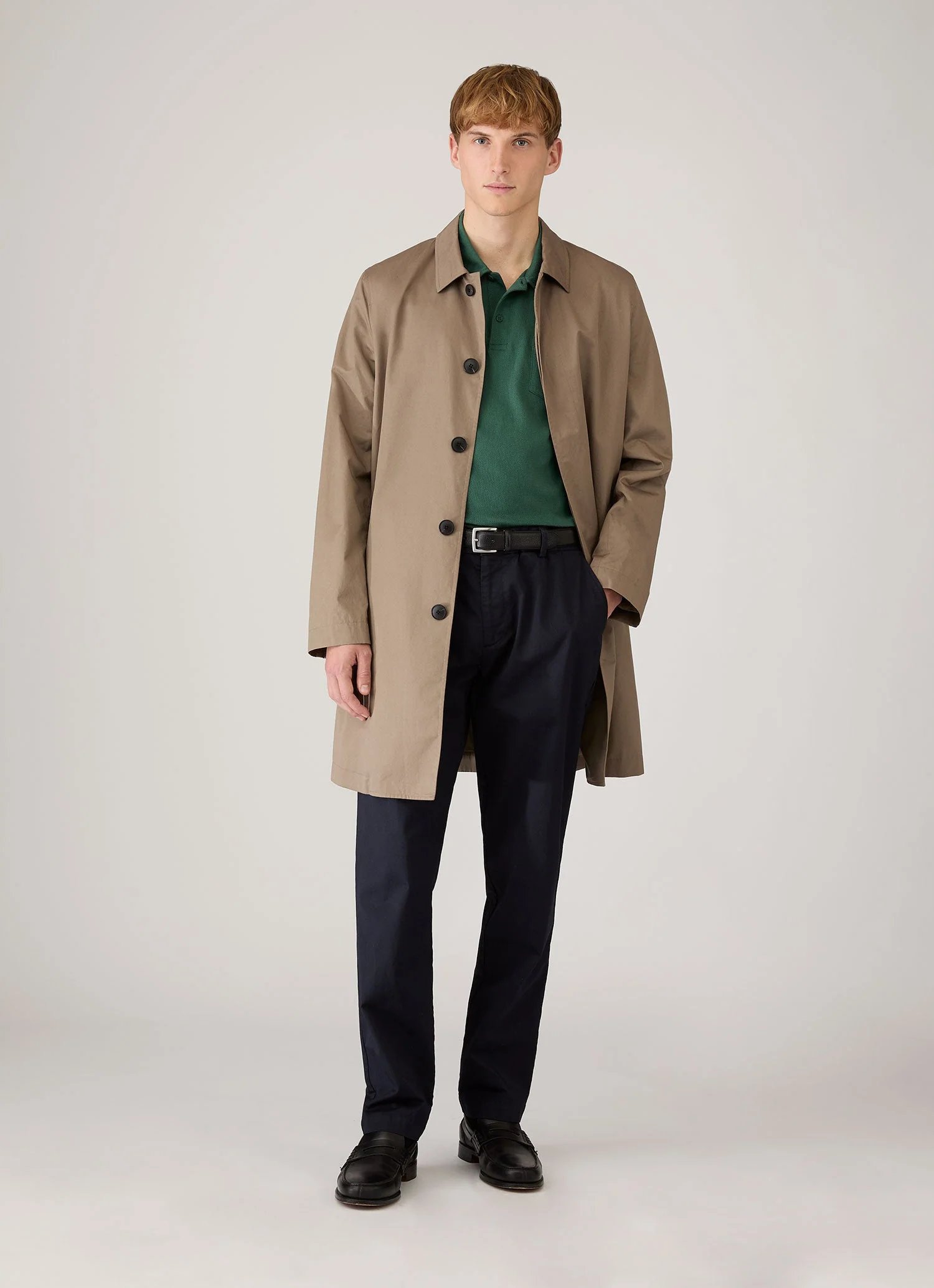 Men's Riviera Polo Shirt in Forest - Image 3