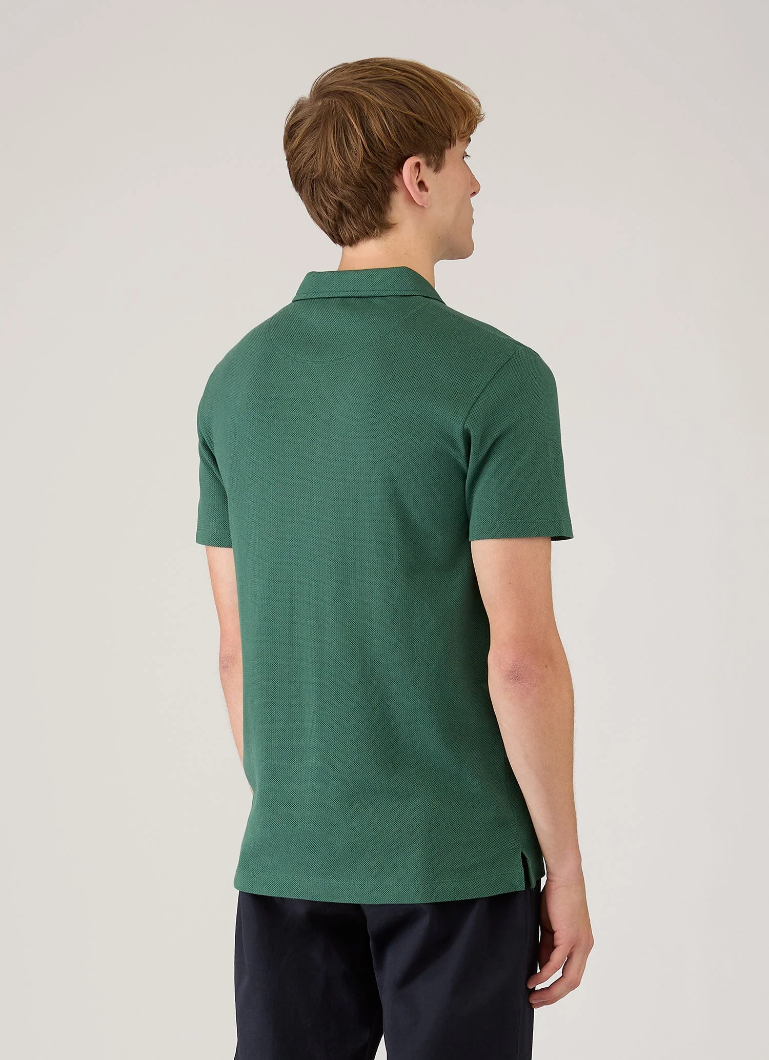 Men's Riviera Polo Shirt in Forest - Image 5