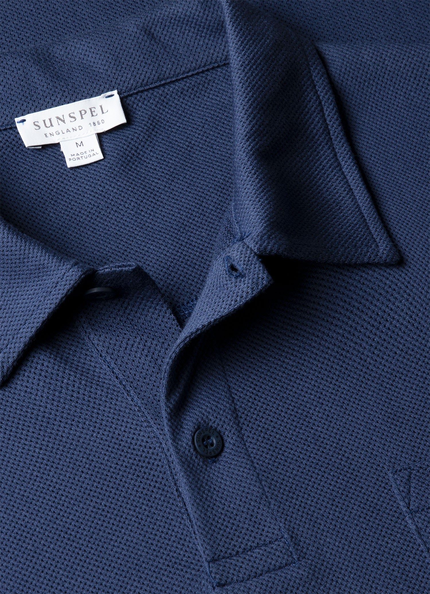 Men's Riviera Polo Shirt in Ink Blue - Image 4