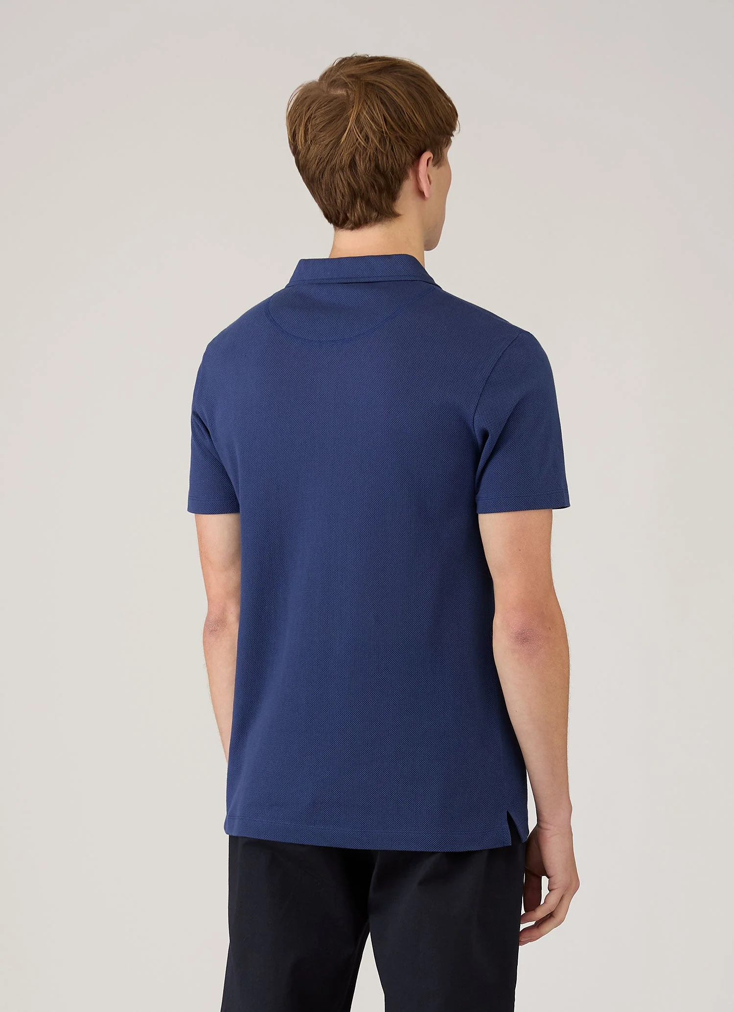 Men's Riviera Polo Shirt in Ink Blue - Image 5