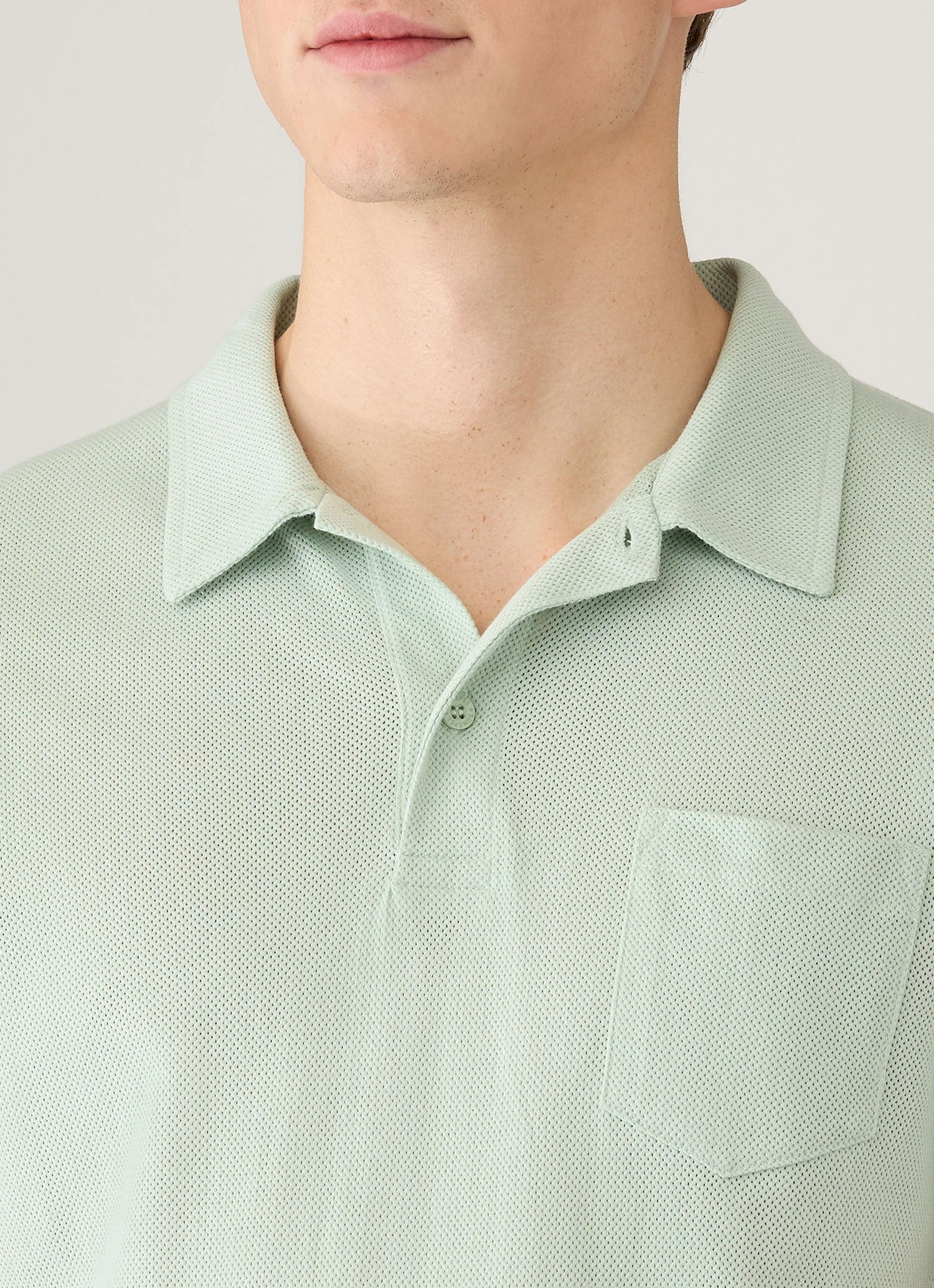 Men's Riviera Polo Shirt in Laurel - Image 6