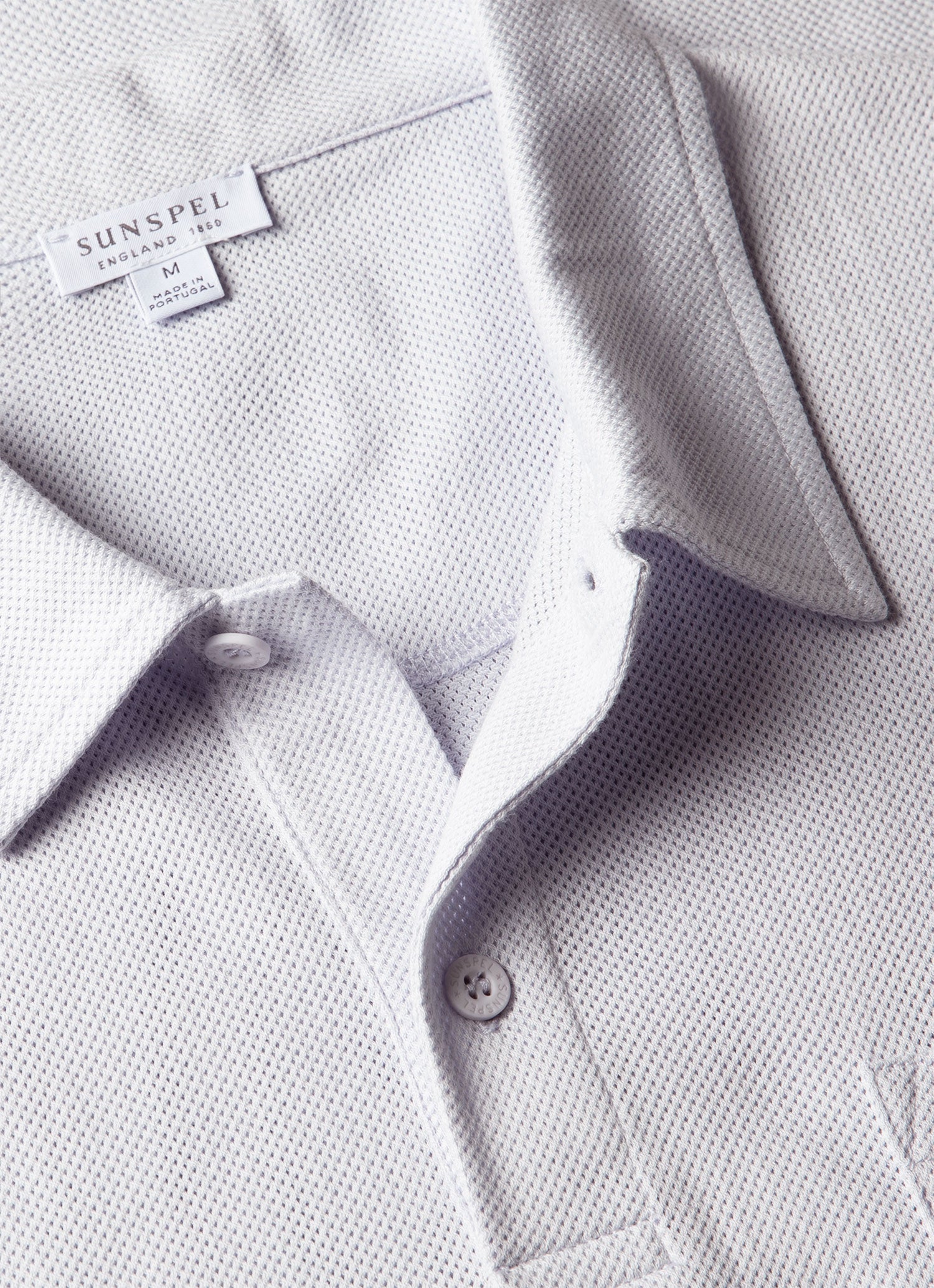 Men's Riviera Polo Shirt in Light Blue - Image 4