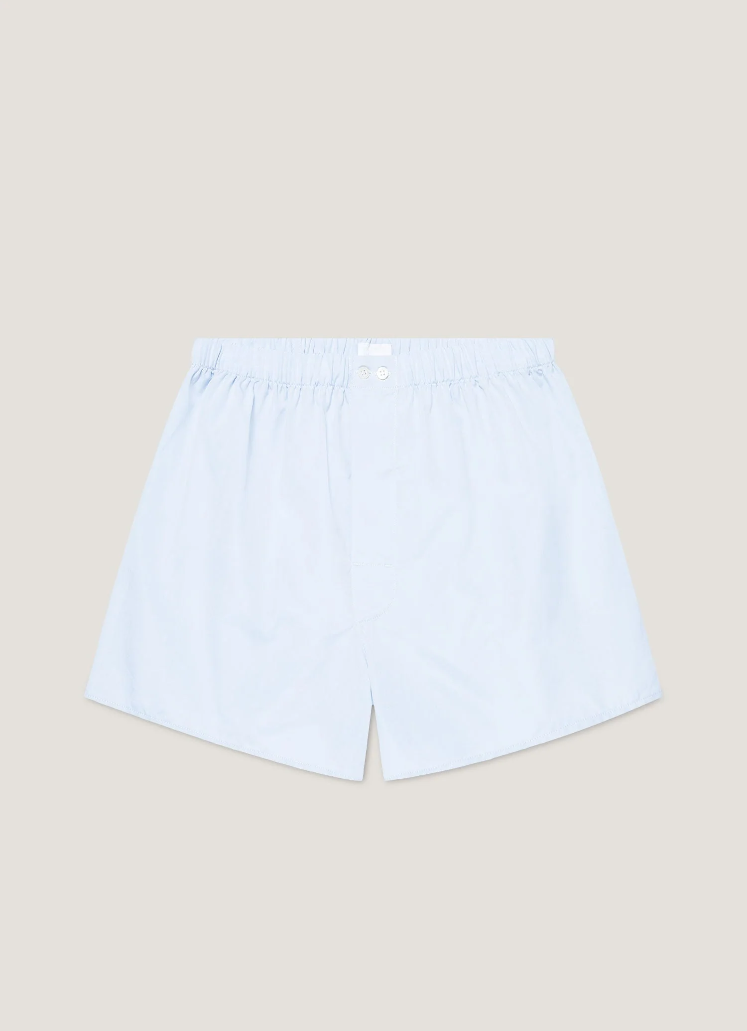 Men's Sea Island Cotton Boxer Short in Light Blue