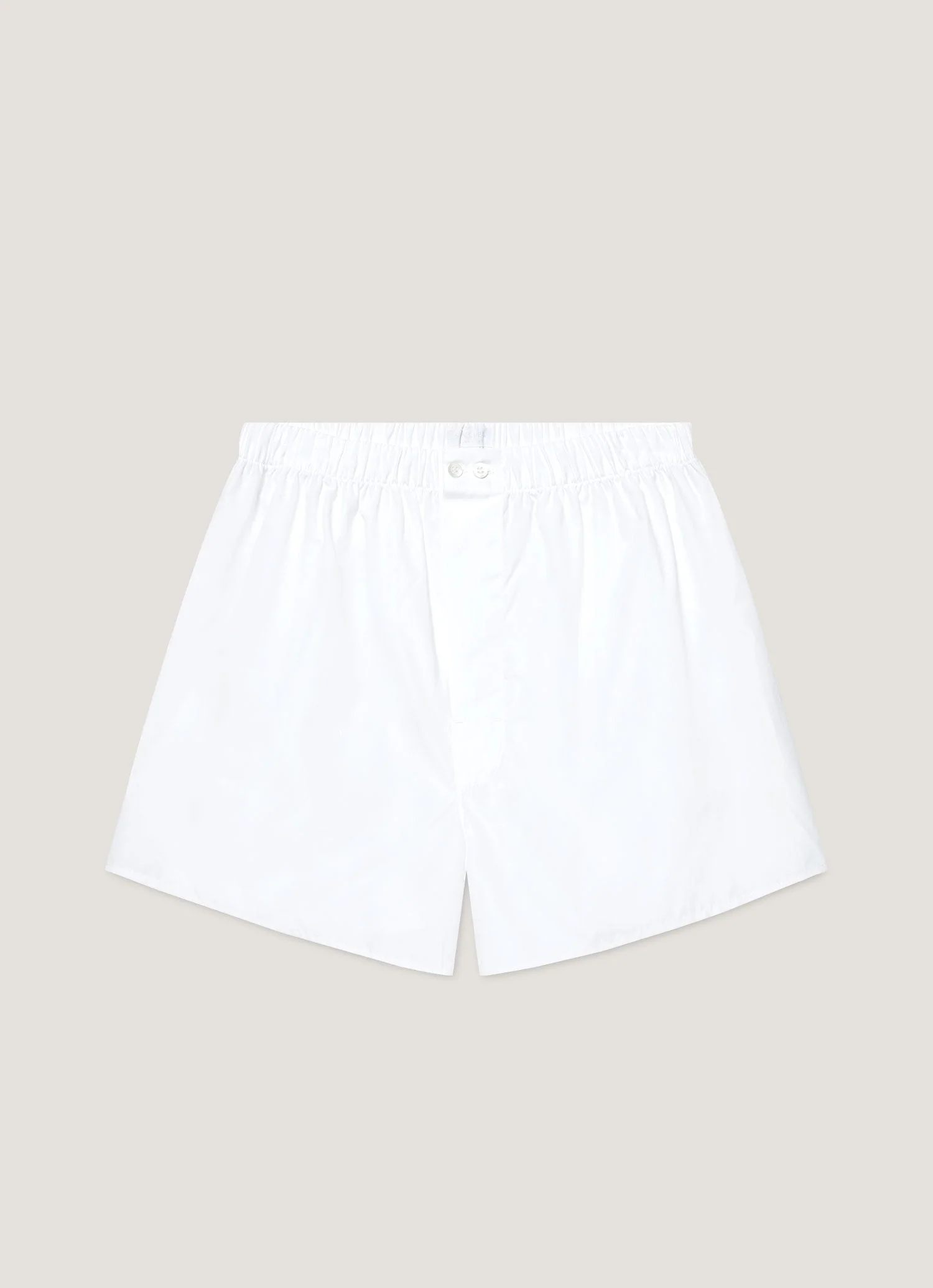 Men's Sea Island Cotton Boxer Short in White